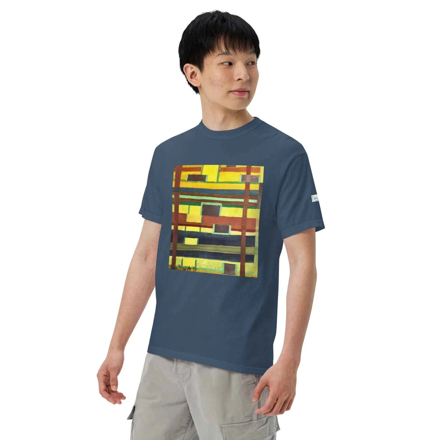 Unisex T-Shirt - City in Grids - Geometric Abstract Urban