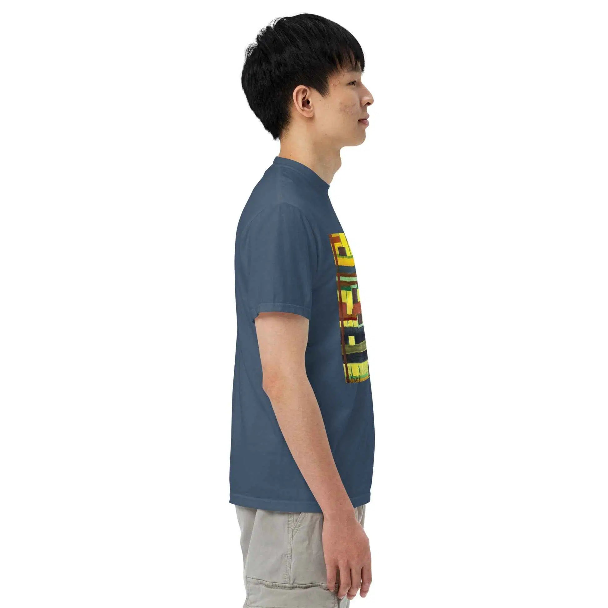 Unisex T-Shirt - City in Grids - Geometric Abstract Urban