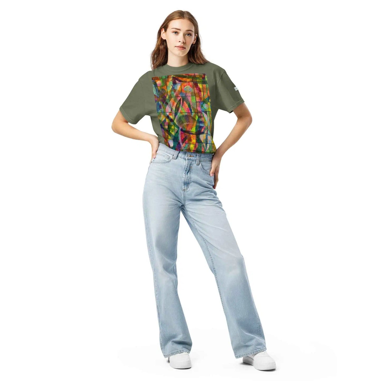 Unisex T-Shirt - Organic Life - Colorful Geometric Art