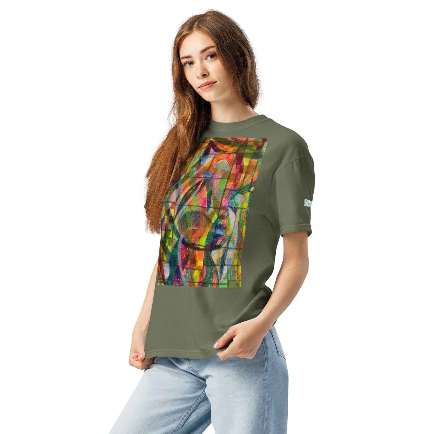 Unisex T-Shirt - Organic Life - Colorful Geometric Art