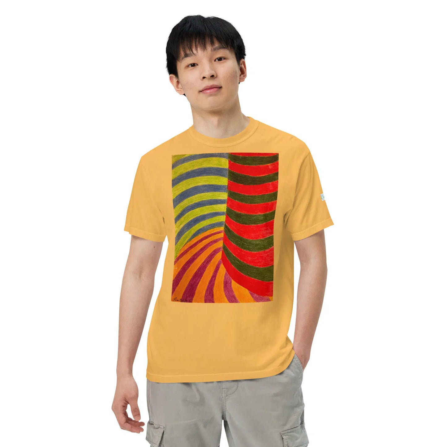 Unisex T-shirt - No Brake Zone - Geometric Op Art Motion - Eman's Gallery