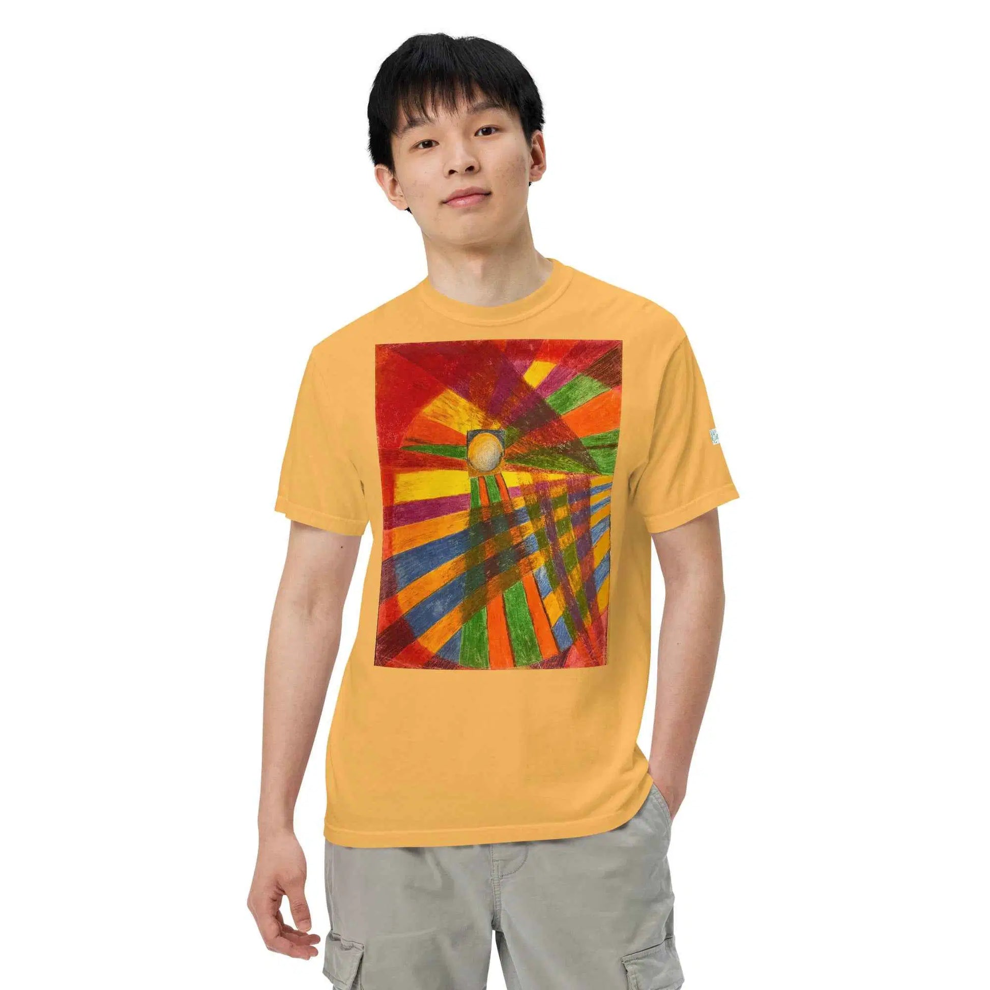 Unisex T-Shirt - Solar Burst - Geometric Abstract Sunburst