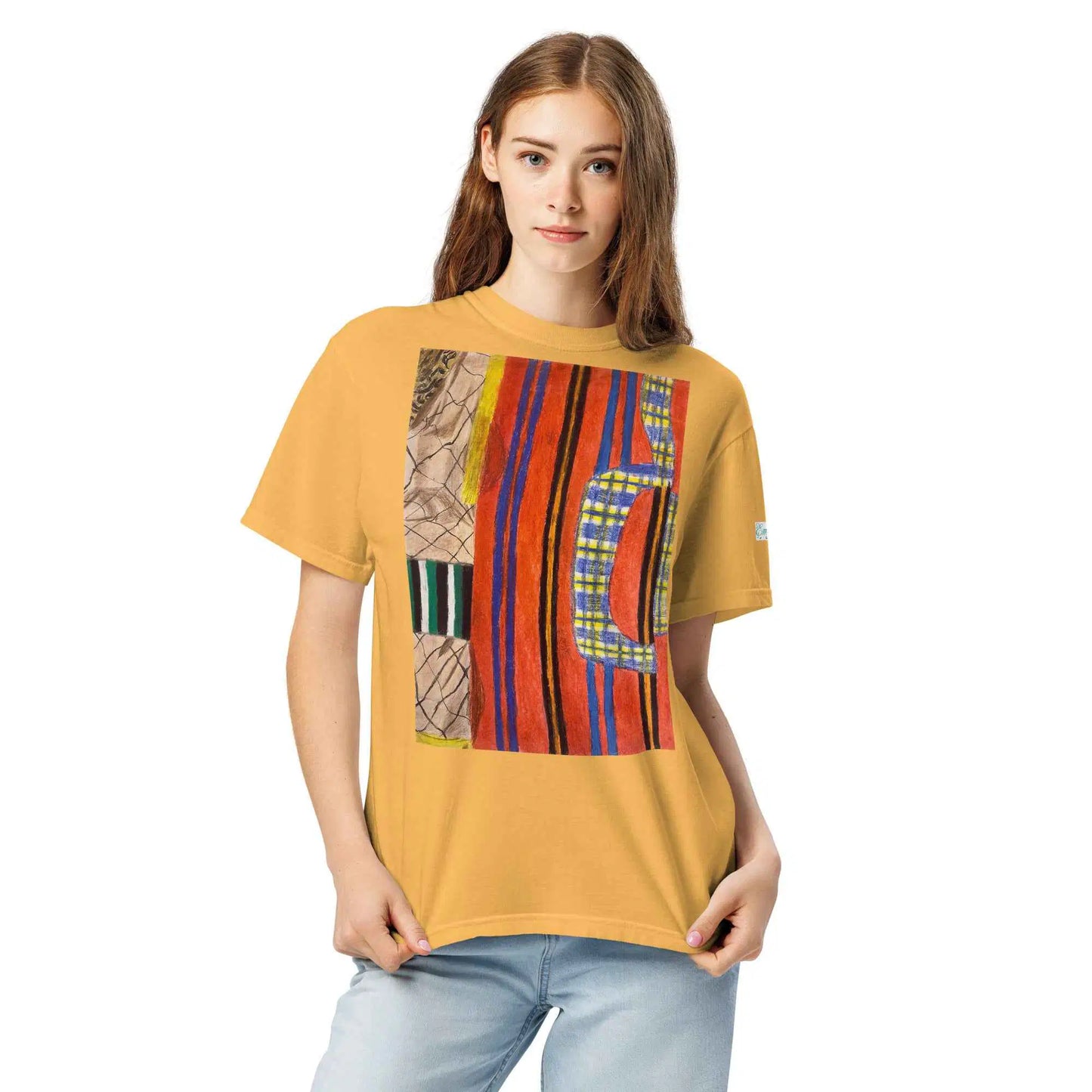 Unisex T-Shirt - Palestine's Resilience - Folk Abstract Art