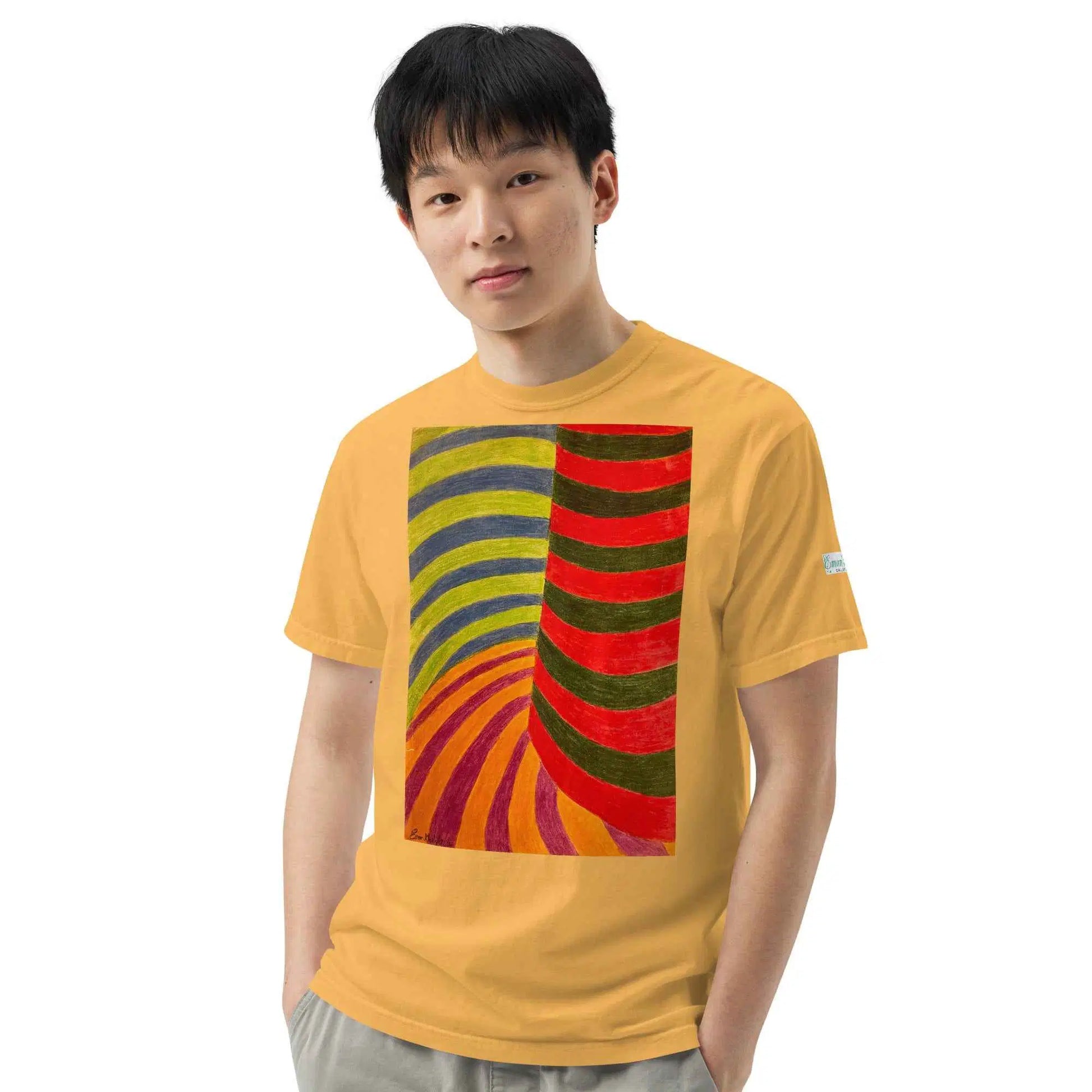 Unisex T-shirt - No Brake Zone - Geometric Op Art Motion