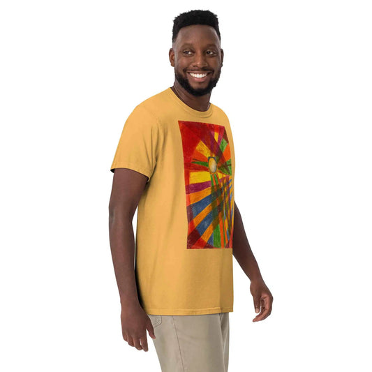 Unisex T-Shirt - Solar Burst - Geometric Abstract Sunburst