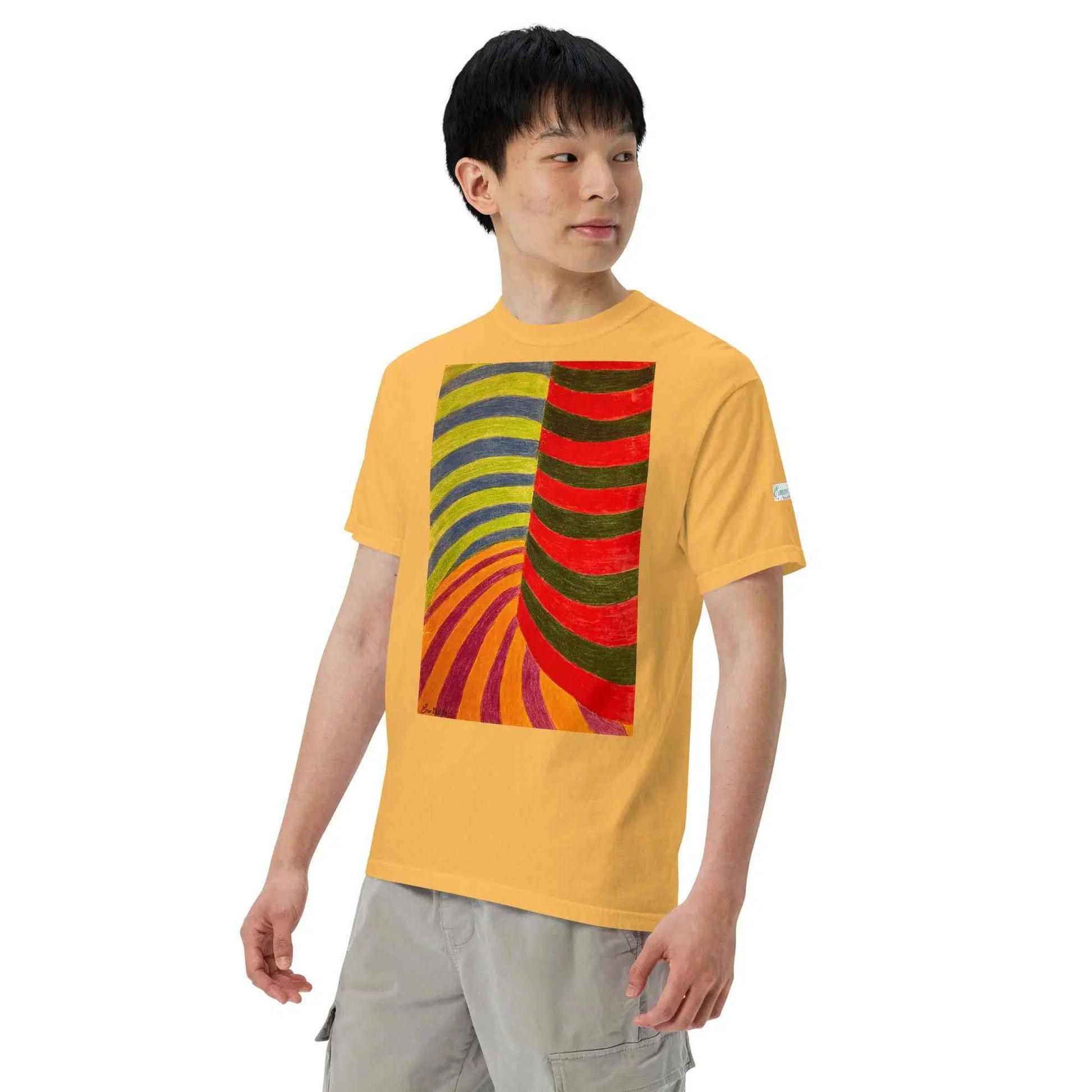 Unisex T-shirt - No Brake Zone - Geometric Op Art Motion