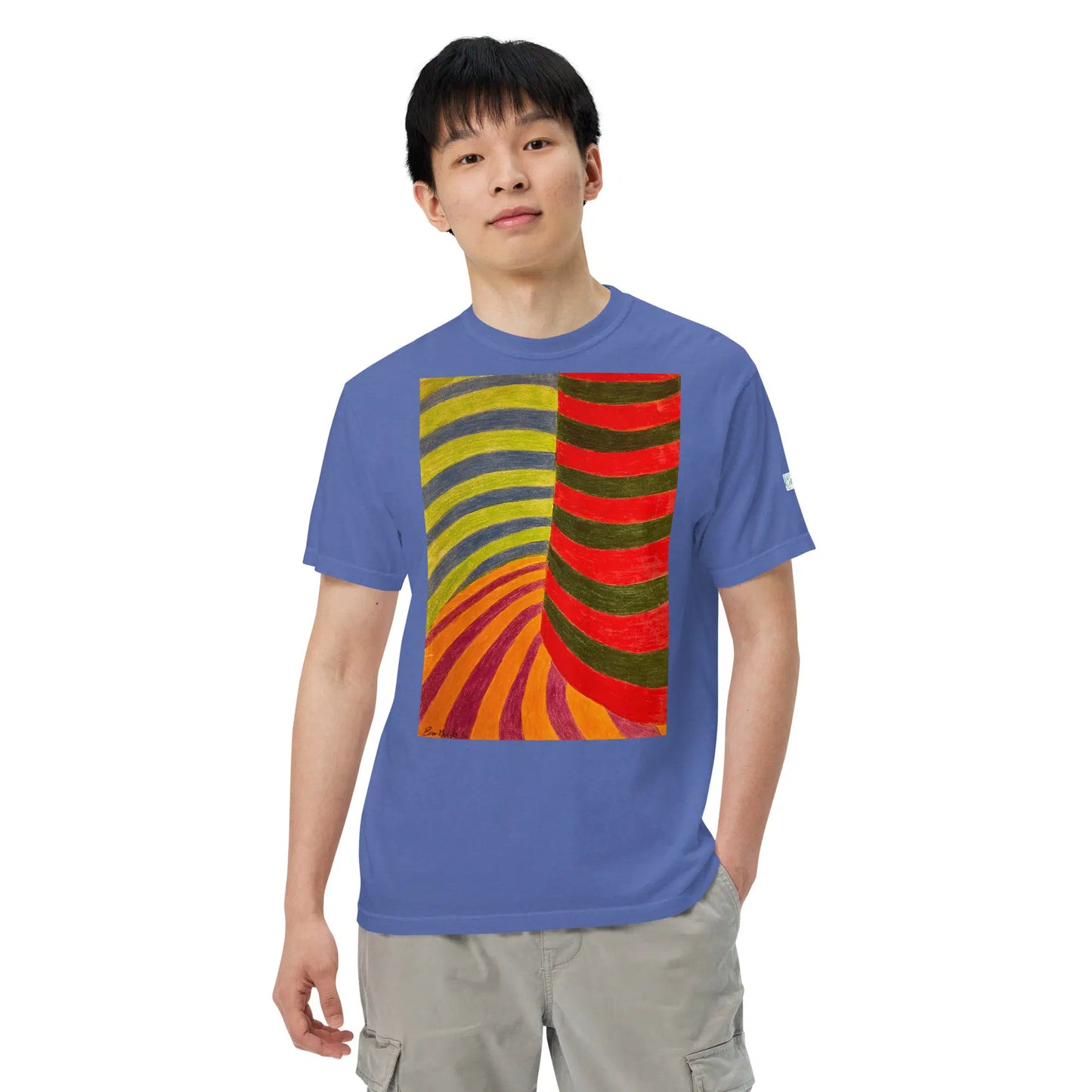 Unisex T-shirt - No Brake Zone - Geometric Op Art Motion - Eman's Gallery