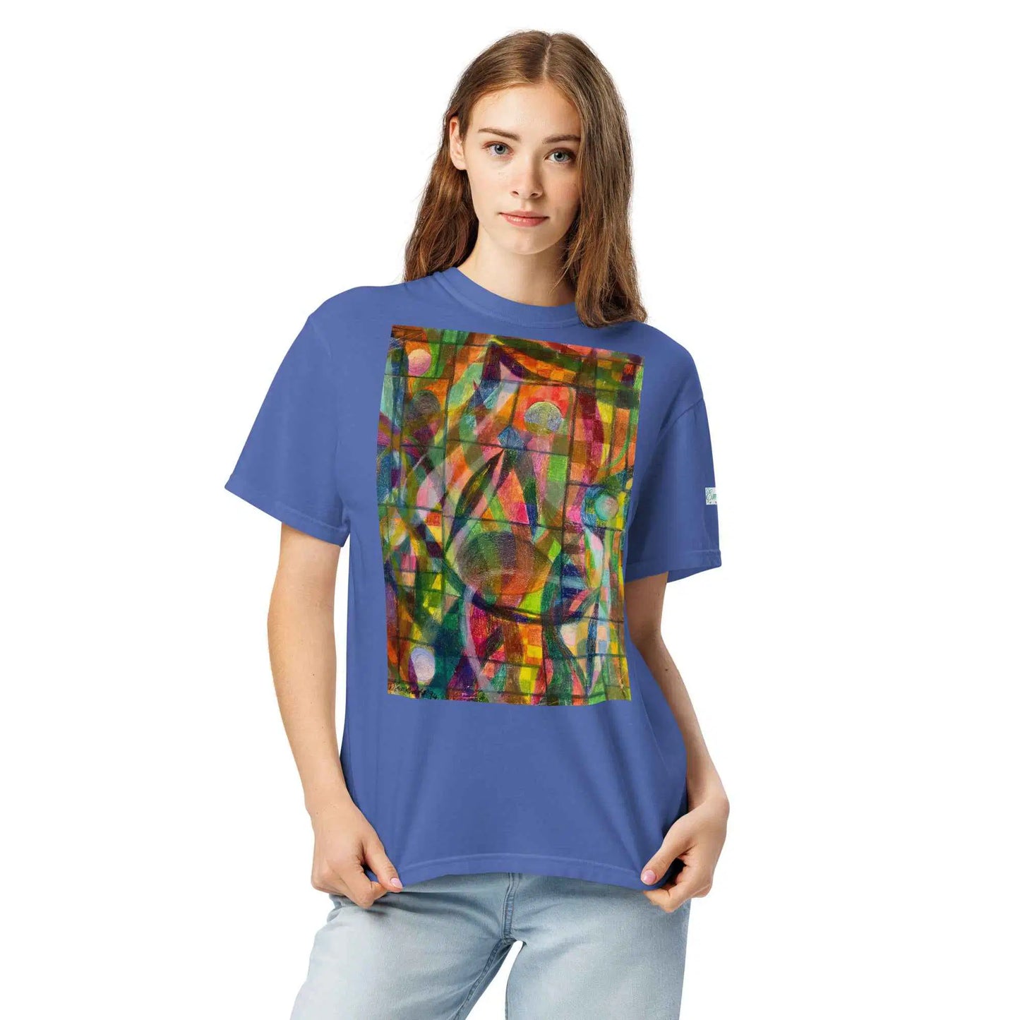 Unisex T-Shirt - Organic Life - Colorful Geometric Art