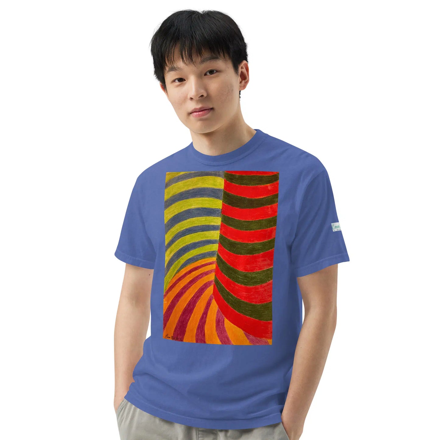 Unisex T-shirt - No Brake Zone - Geometric Op Art Motion - Eman's Gallery