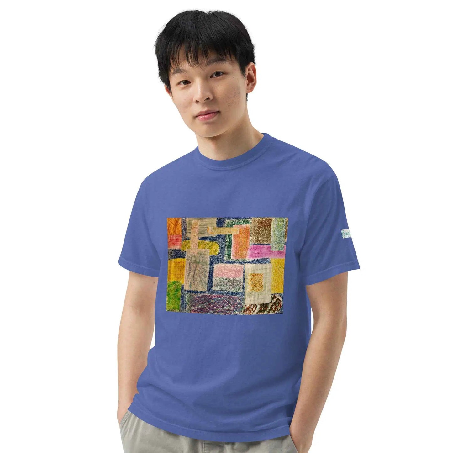 Unisex T-Shirt - The Hearth Quilt - Folk Abstract Patchwork