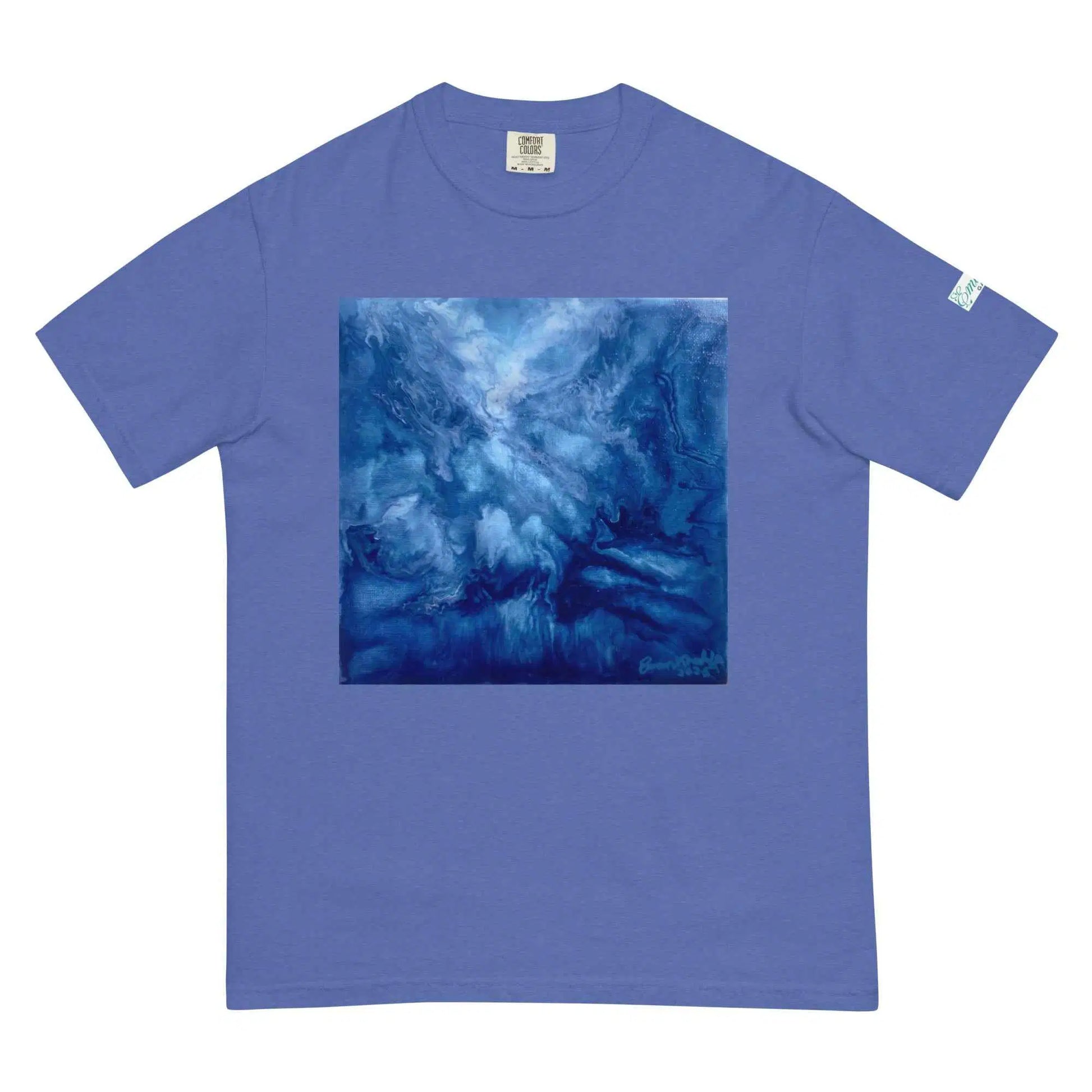 Unisex T-Shirt - Thunder - Dramatic Blue Storm Cloud Art