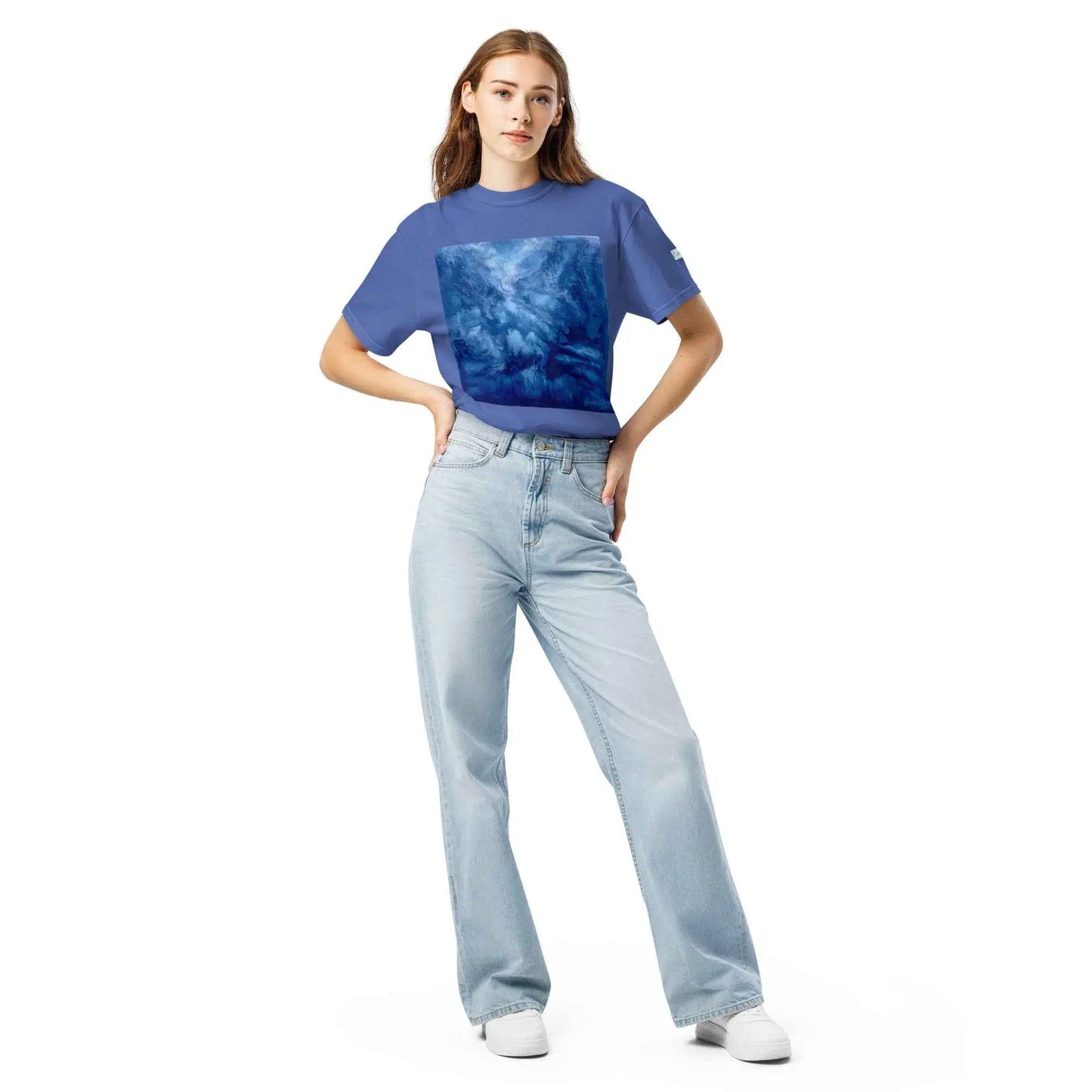 Unisex T-Shirt - Thunder - Dramatic Blue Storm Cloud Art