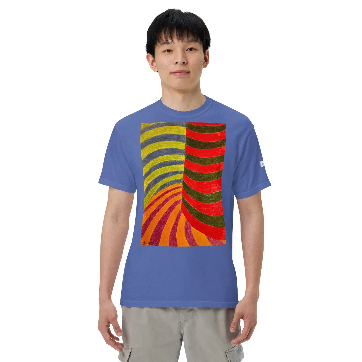 Unisex T-shirt - No Brake Zone - Geometric Op Art Motion - Eman's Gallery