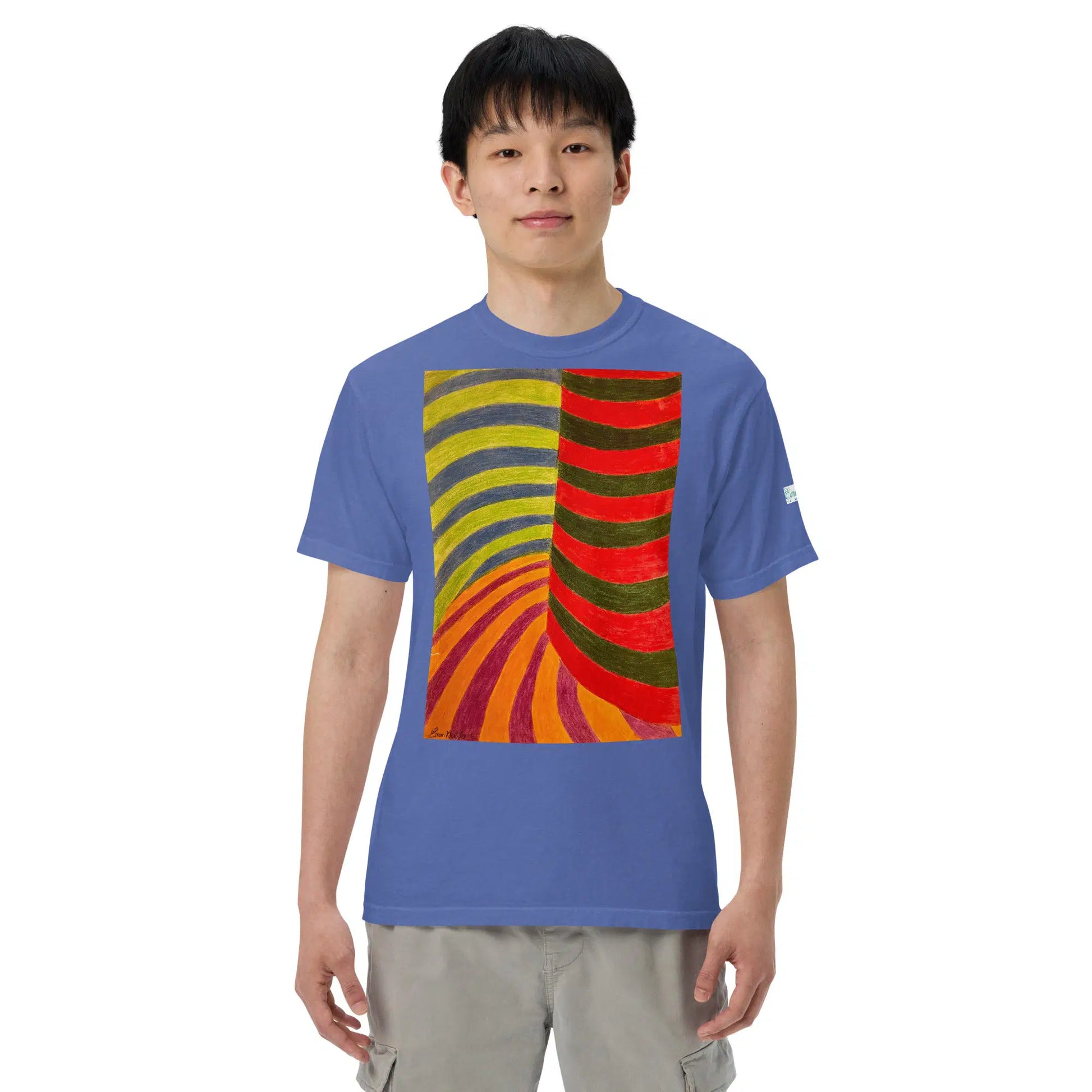 Unisex T-shirt - No Brake Zone - Geometric Op Art Motion - Eman's Gallery