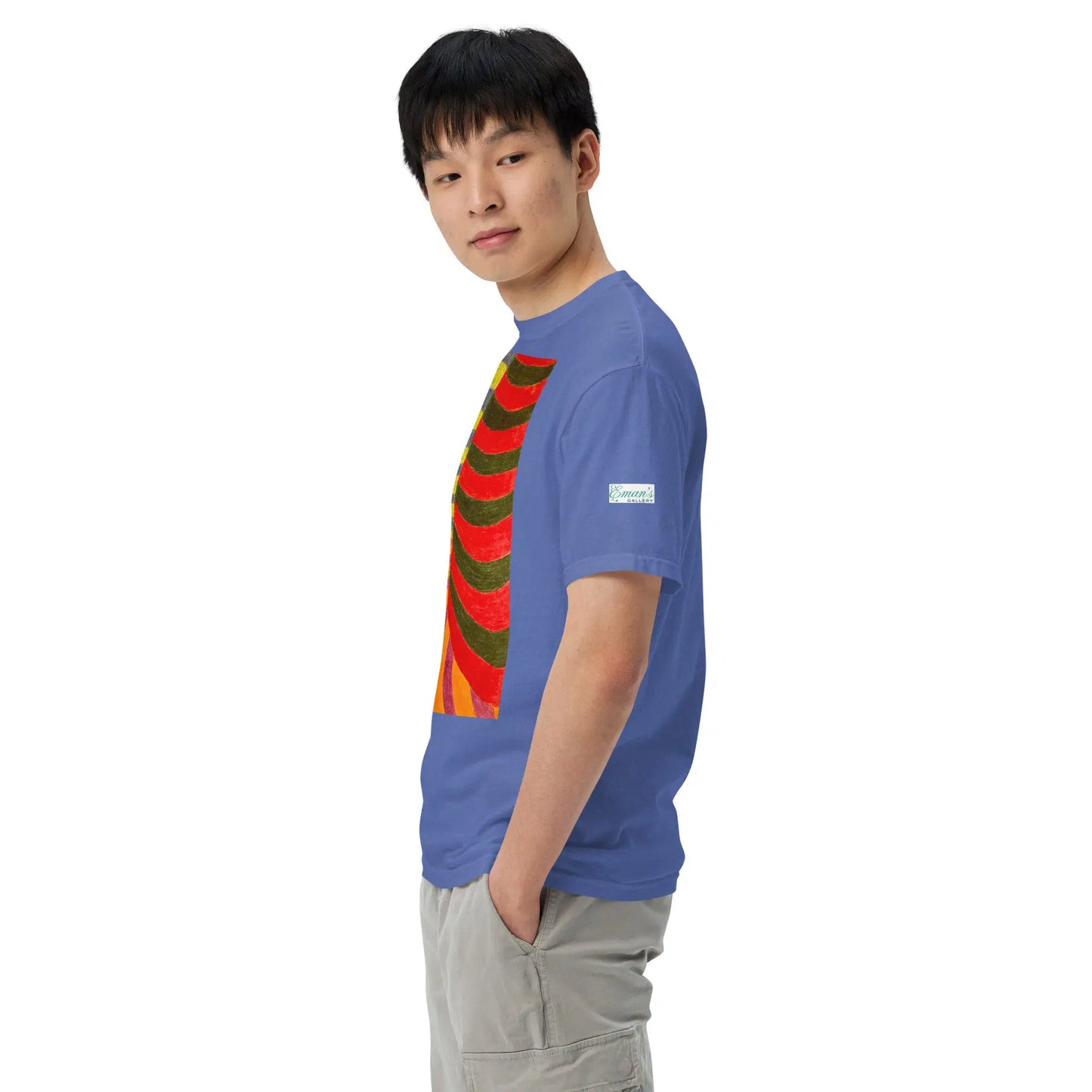 Unisex T-shirt - No Brake Zone - Geometric Op Art Motion - Eman's Gallery