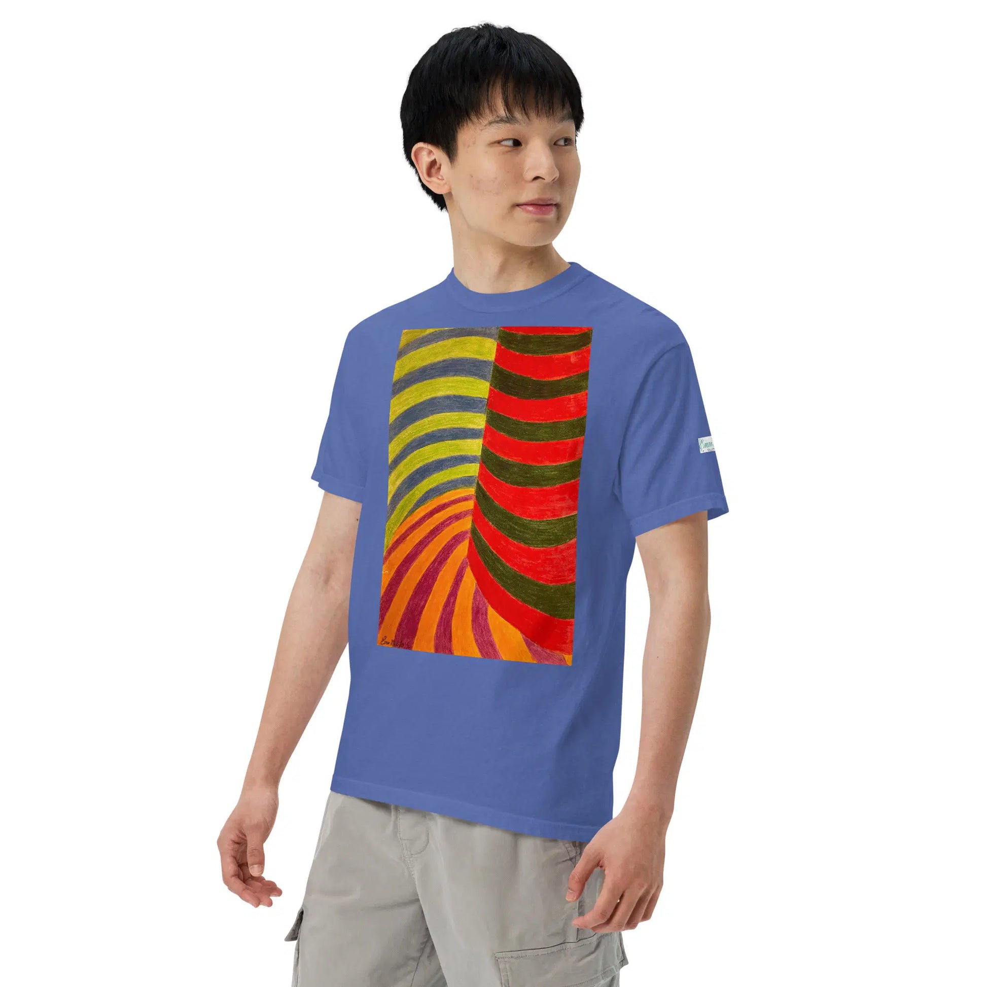 Unisex T-shirt - No Brake Zone - Geometric Op Art Motion - Eman's Gallery