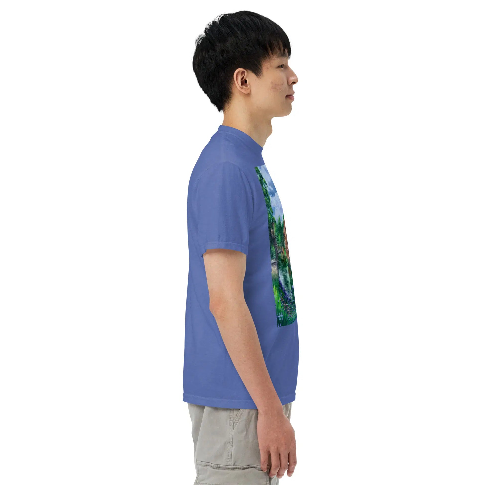 Unisex T-Shirt - River Melody - Impressionist Landscape Art - Eman's Gallery