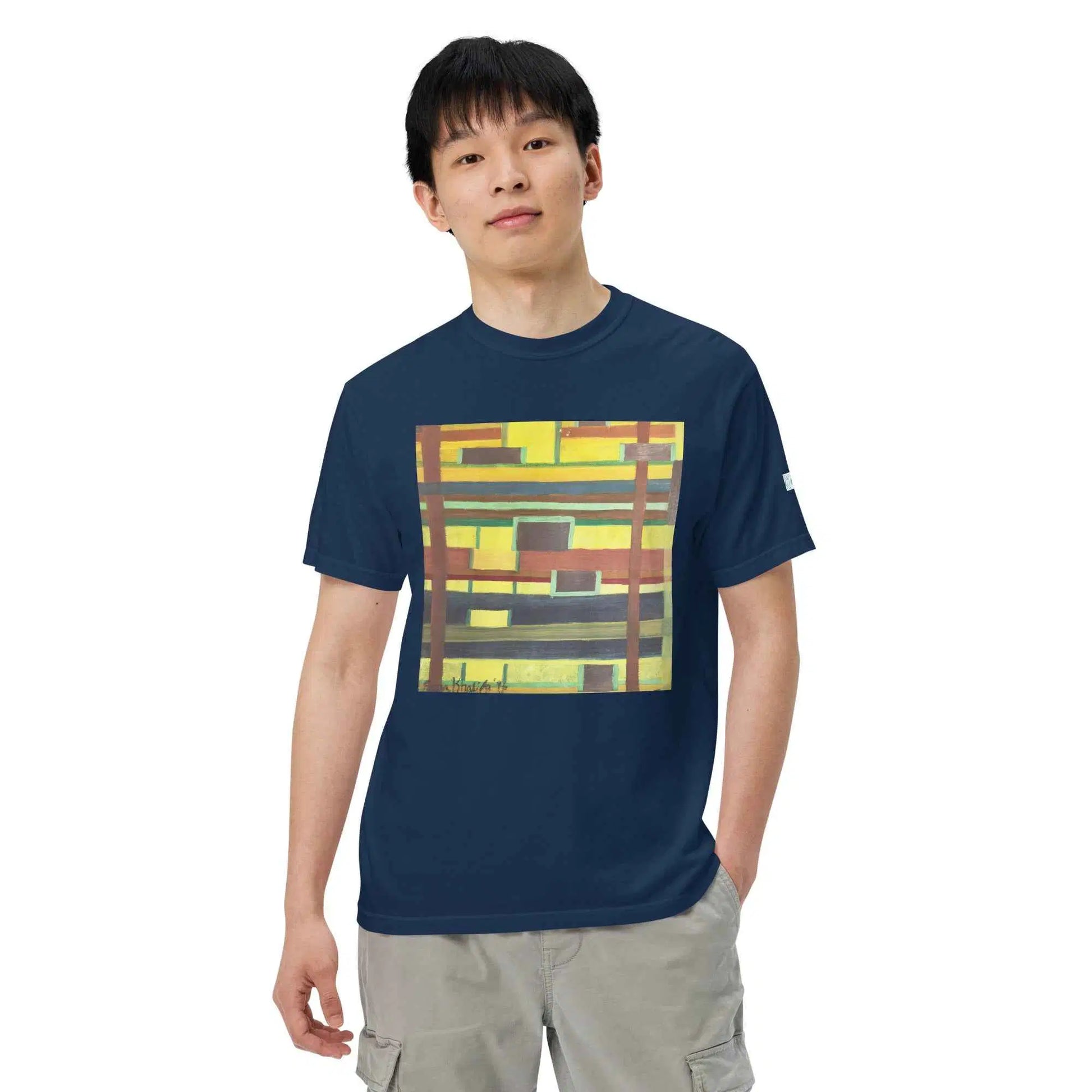Unisex T-Shirt - City in Grids - Geometric Abstract Urban
