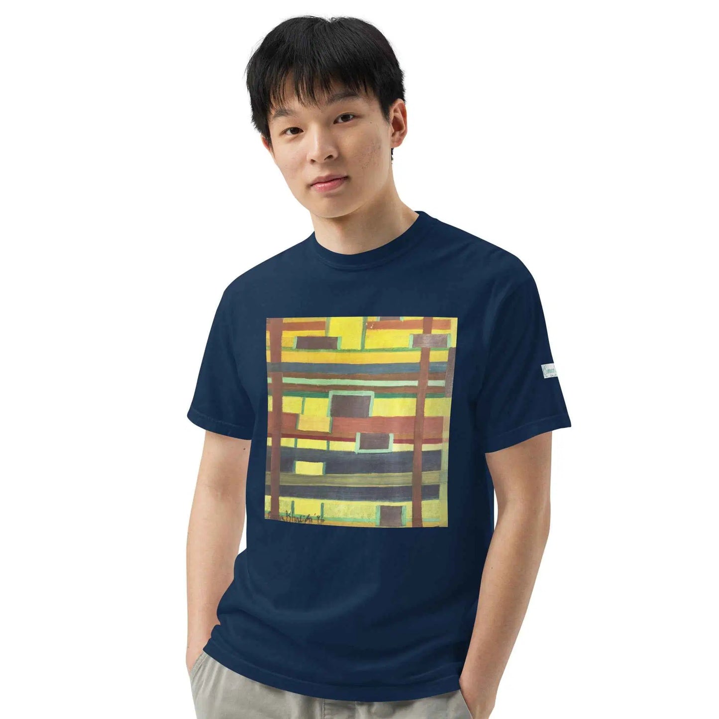 Unisex T-Shirt - City in Grids - Geometric Abstract Urban