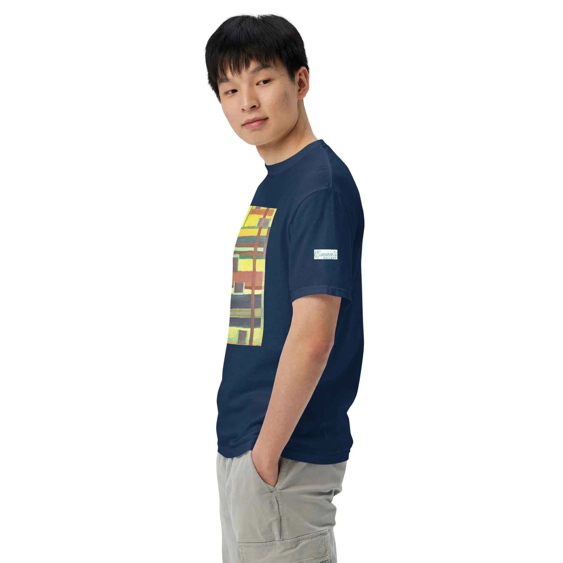 Unisex T-Shirt - City in Grids - Geometric Abstract Urban