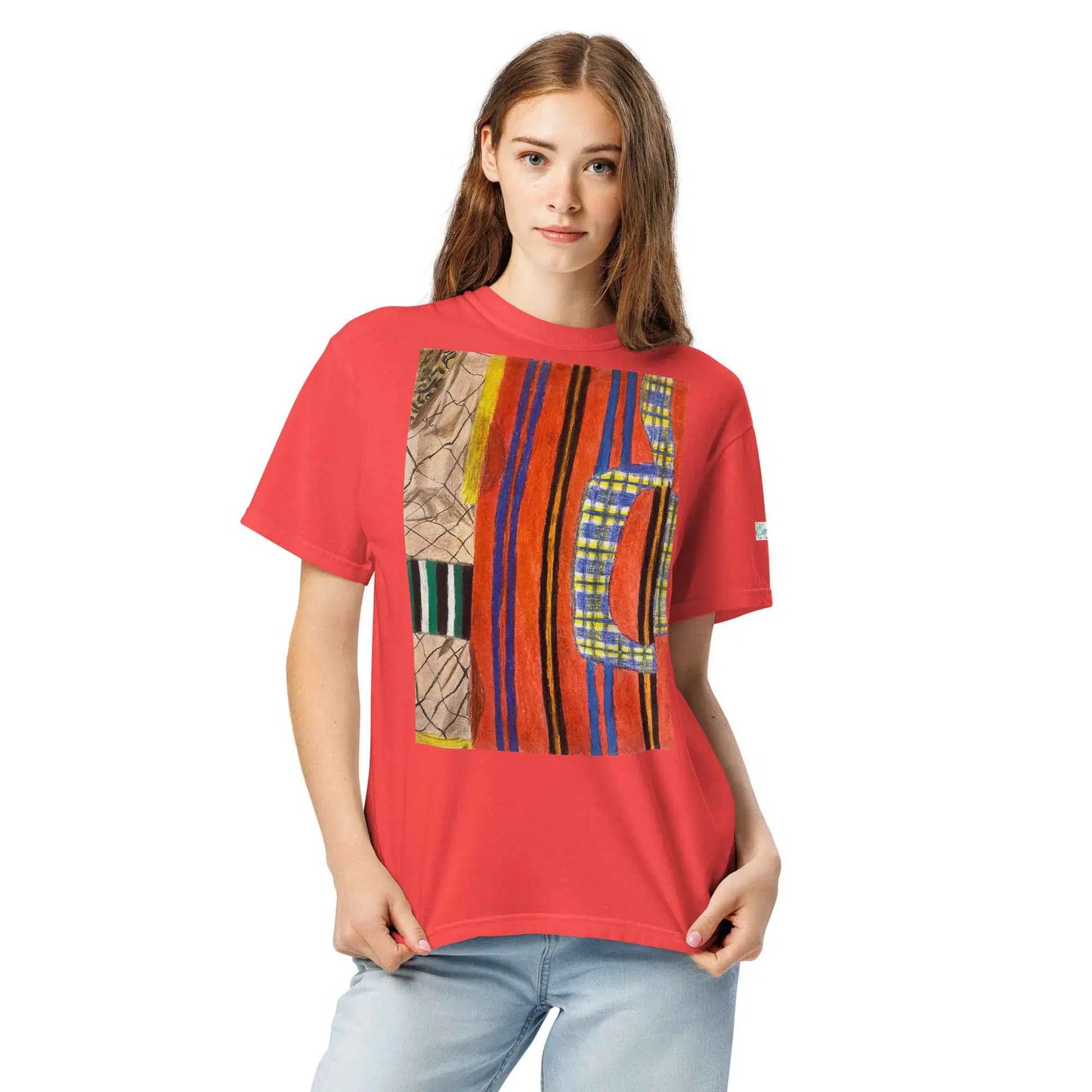 Unisex T-Shirt - Palestine's Resilience - Folk Abstract Art