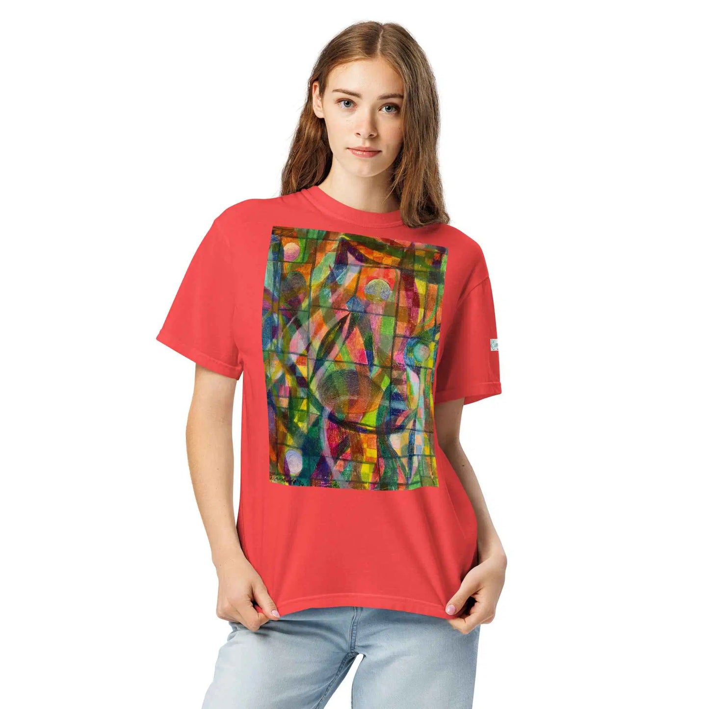Unisex T-Shirt - Organic Life - Colorful Geometric Art