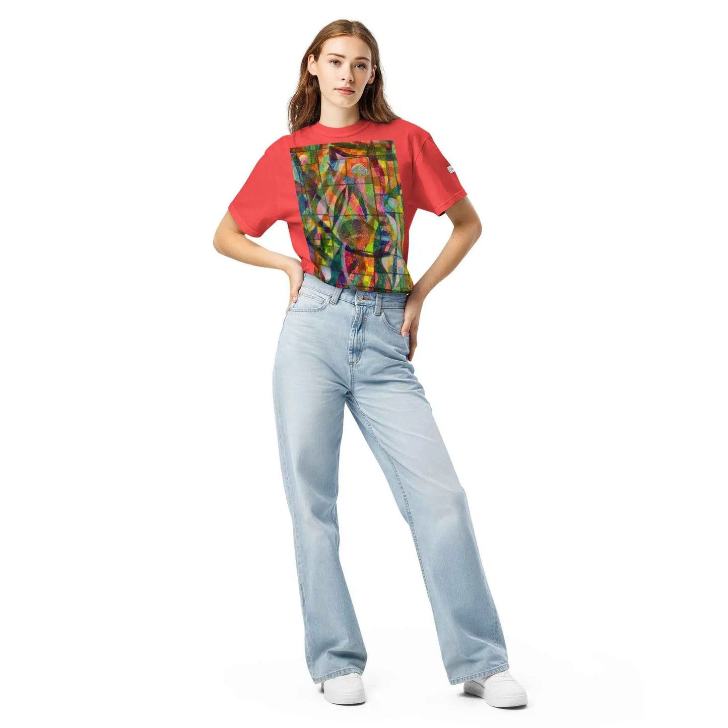 Unisex T-Shirt - Organic Life - Colorful Geometric Art