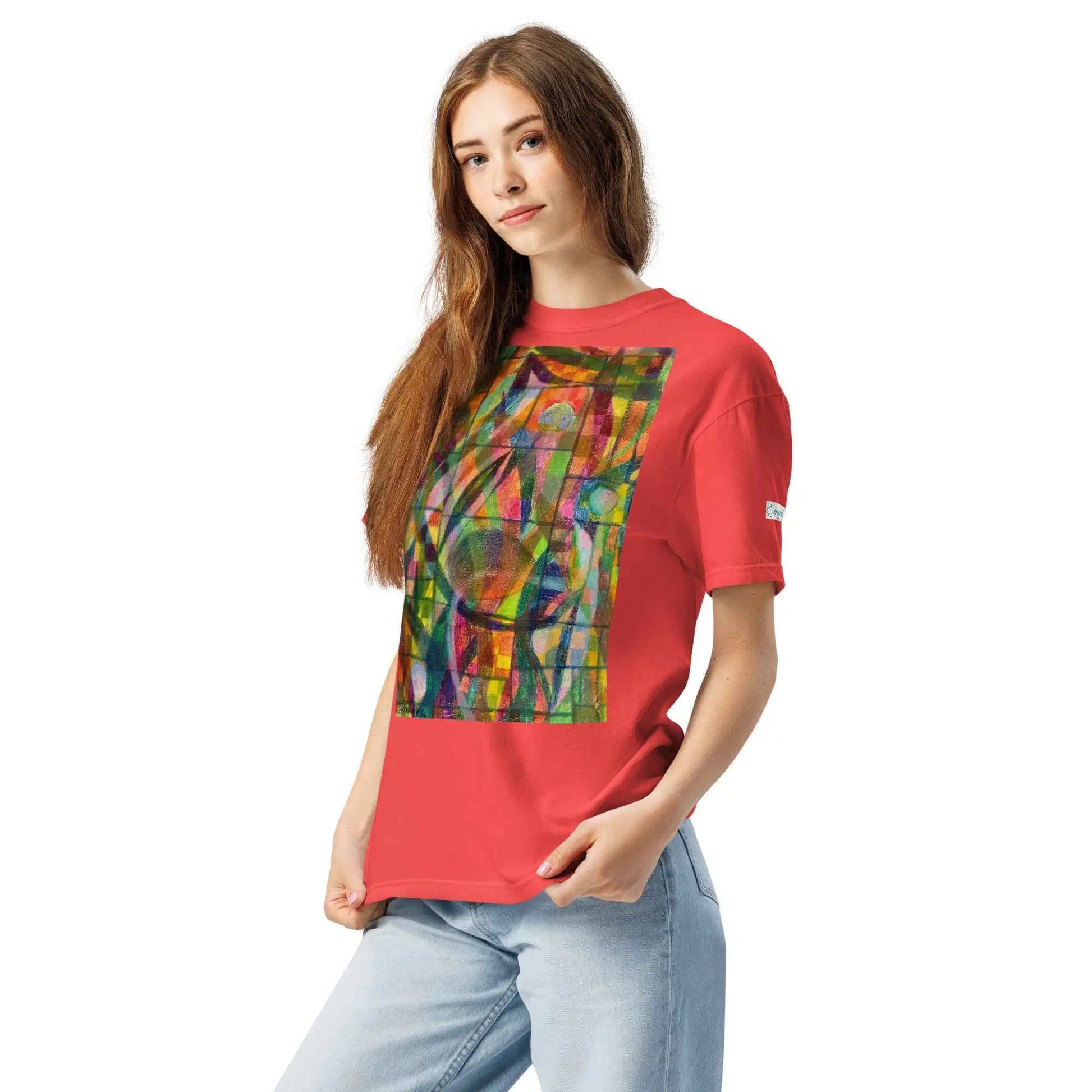 Unisex T-Shirt - Organic Life - Colorful Geometric Art