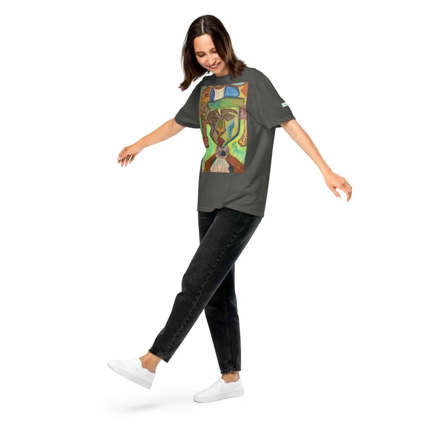 Unisex T-Shirt - Fragmented Soul - Cubist Figure Art