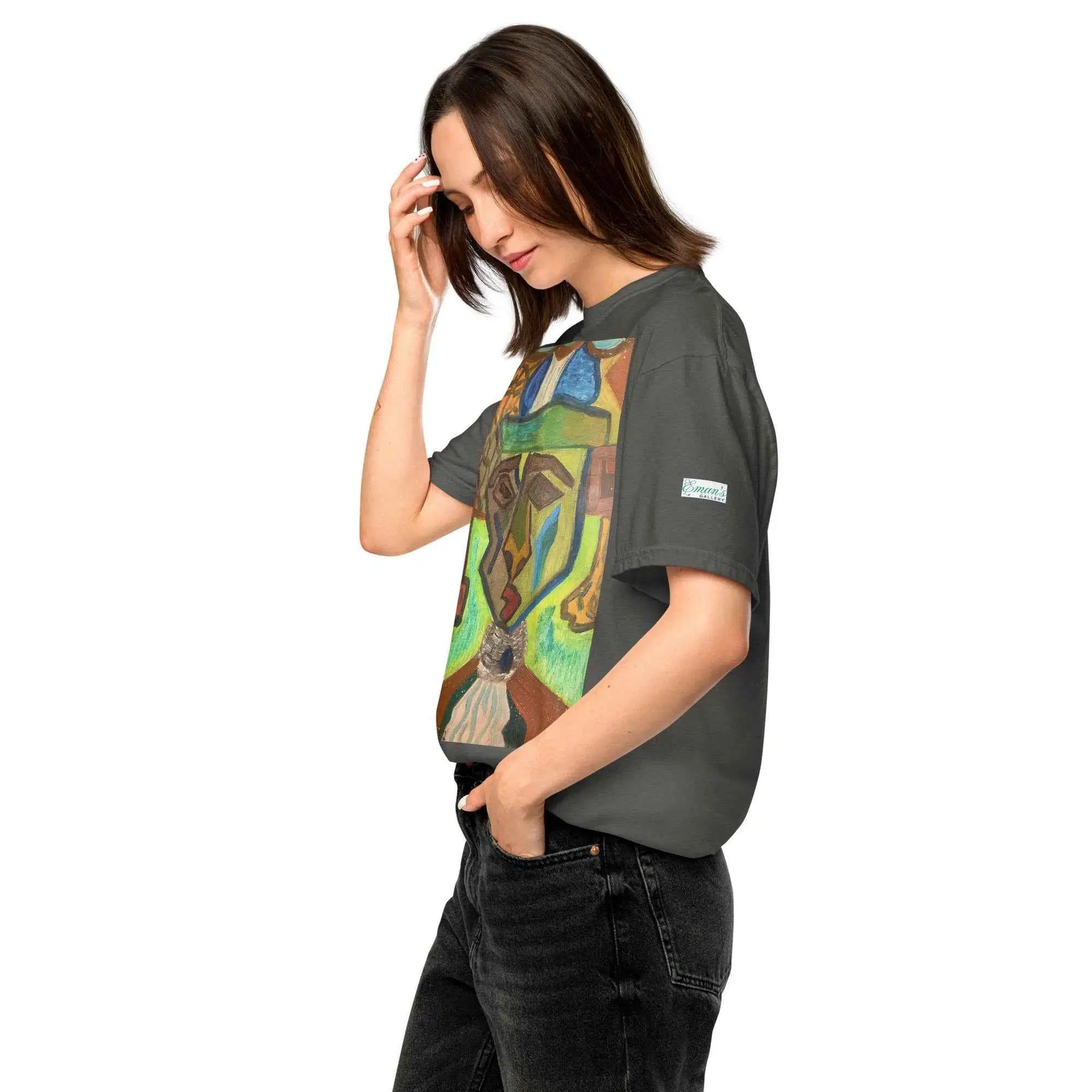 Unisex T-Shirt - Fragmented Soul - Cubist Figure Art