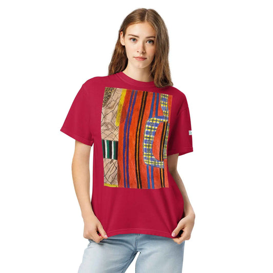 Unisex T-Shirt - Palestine's Resilience - Folk Abstract Art