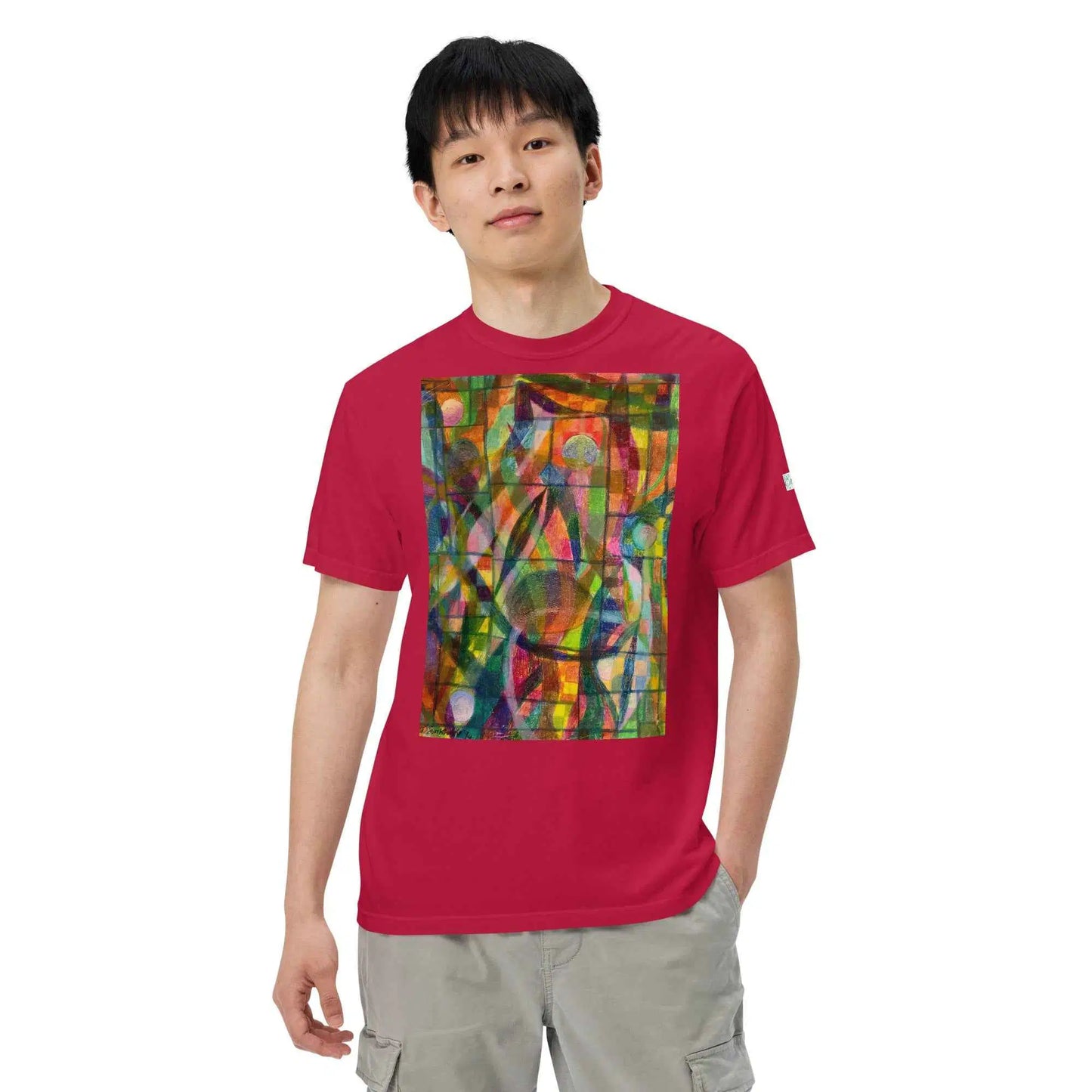 Unisex T-Shirt - Organic Life - Colorful Geometric Art