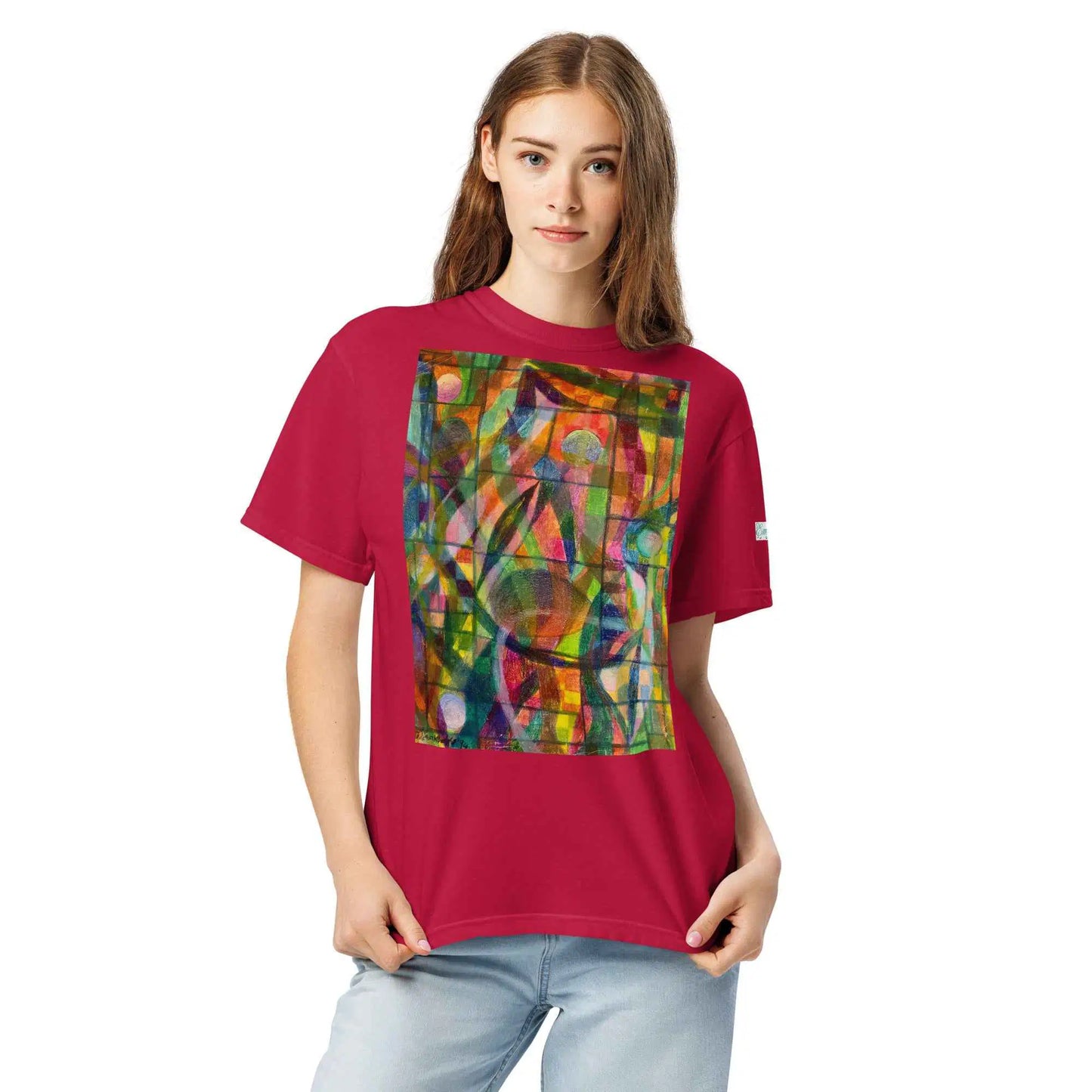 Unisex T-Shirt - Organic Life - Colorful Geometric Art