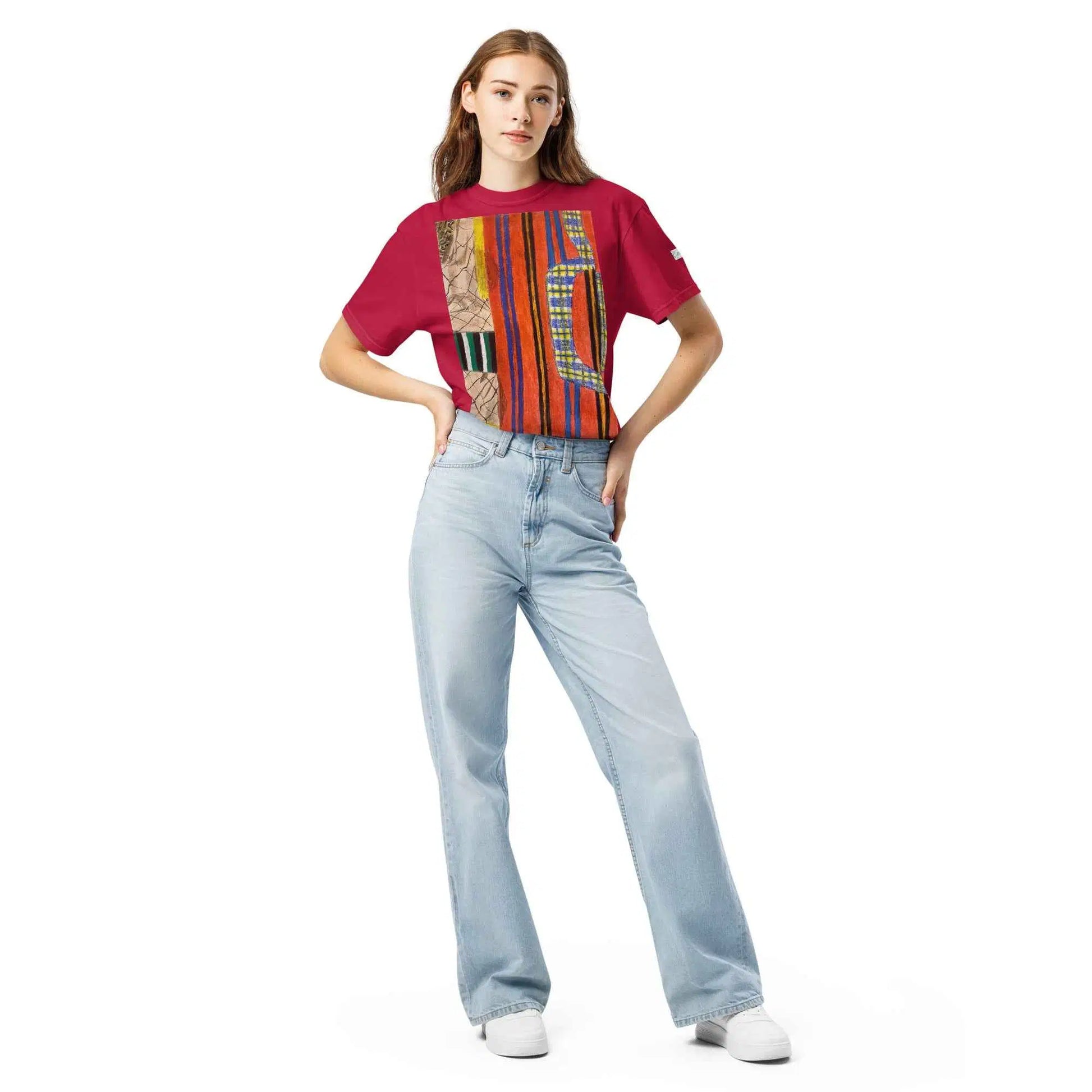 Unisex T-Shirt - Palestine's Resilience - Folk Abstract Art