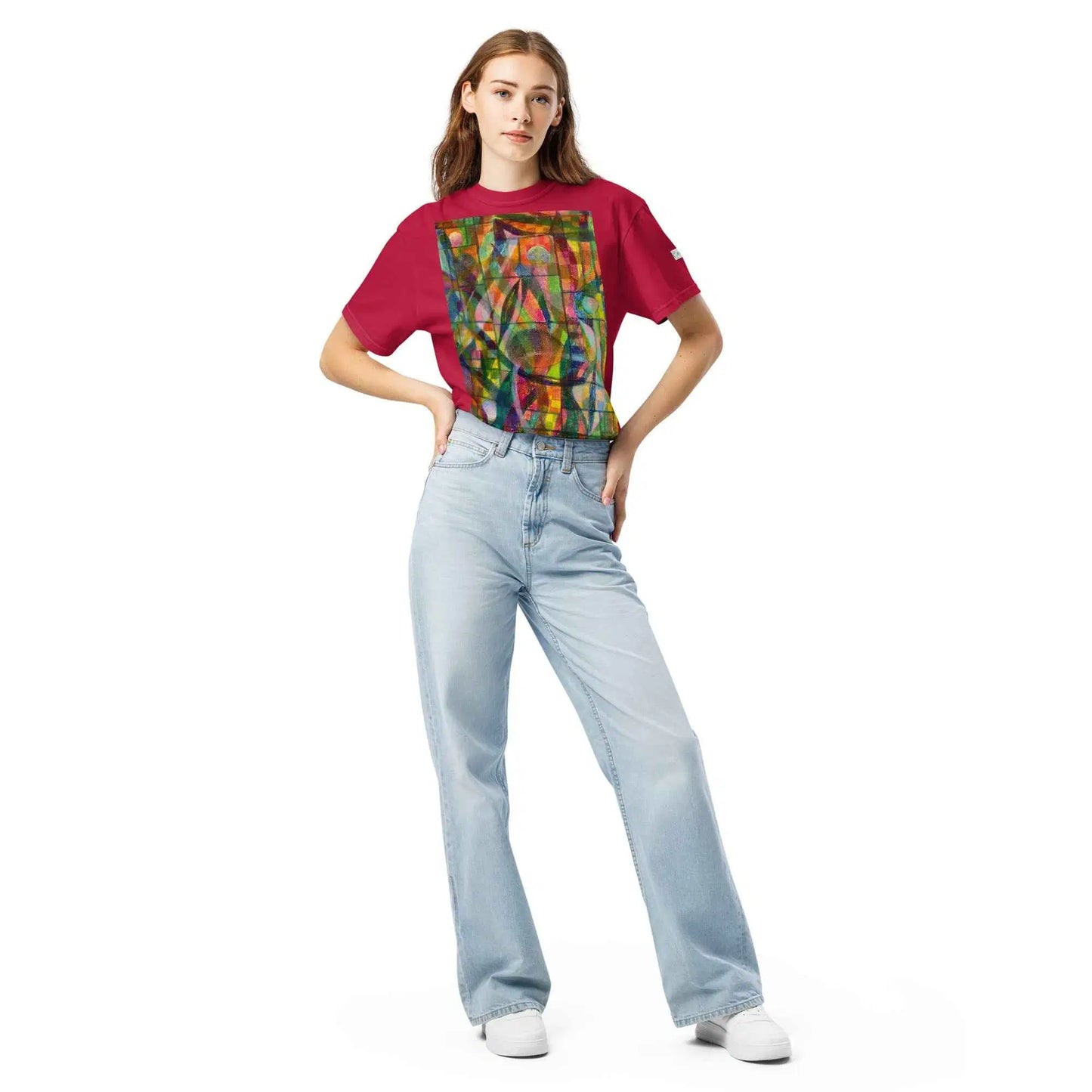 Unisex T-Shirt - Organic Life - Colorful Geometric Art
