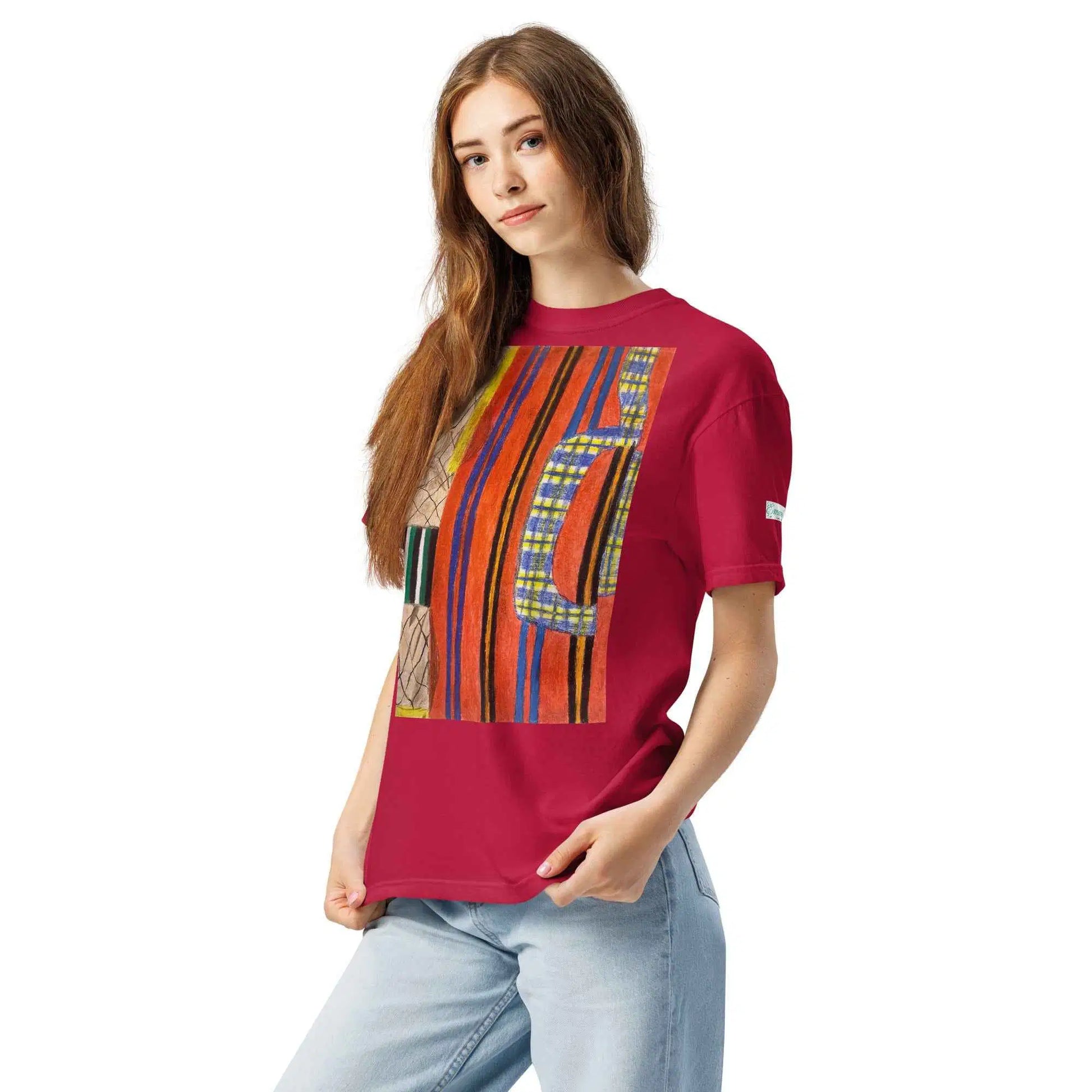 Unisex T-Shirt - Palestine's Resilience - Folk Abstract Art