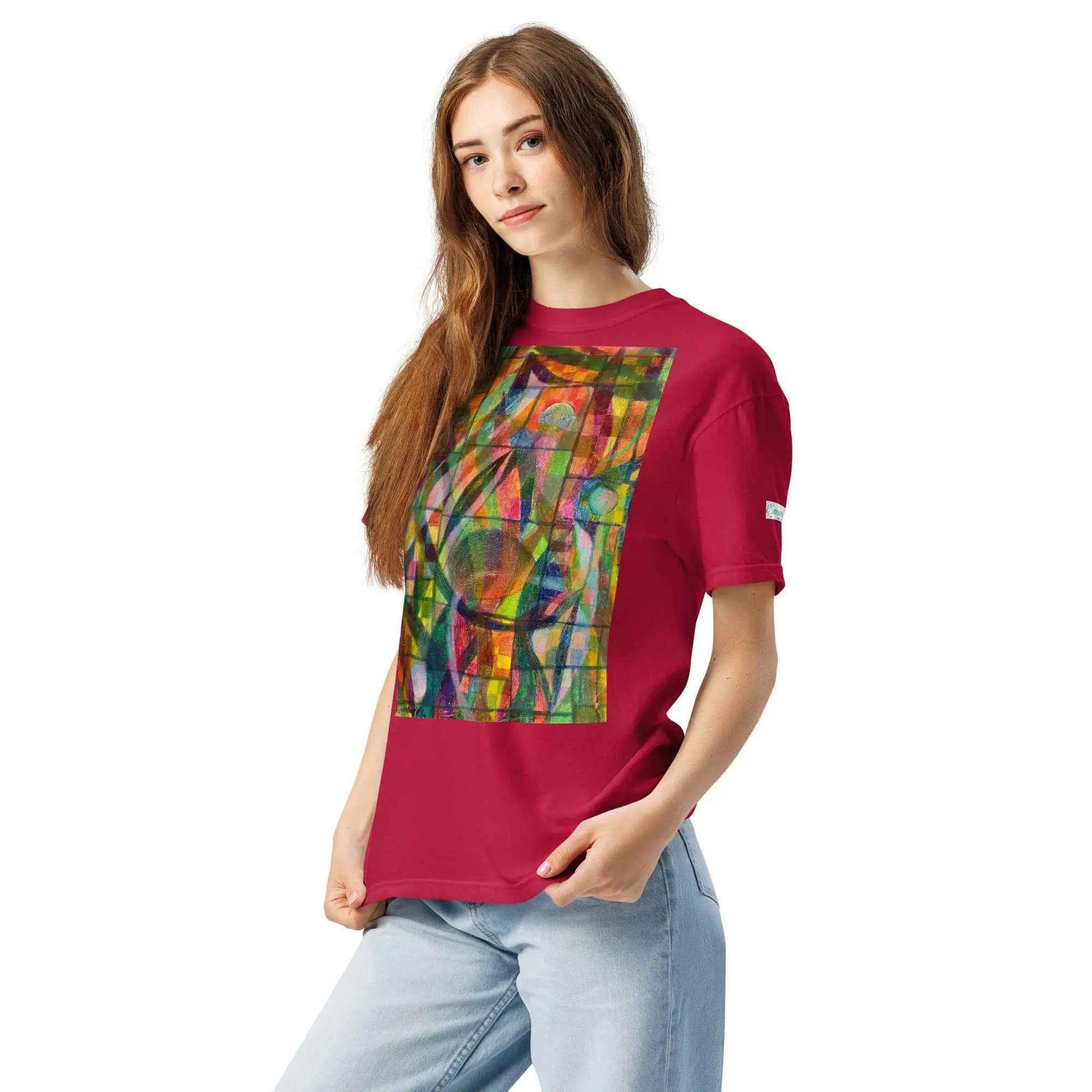 Unisex T-Shirt - Organic Life - Colorful Geometric Art