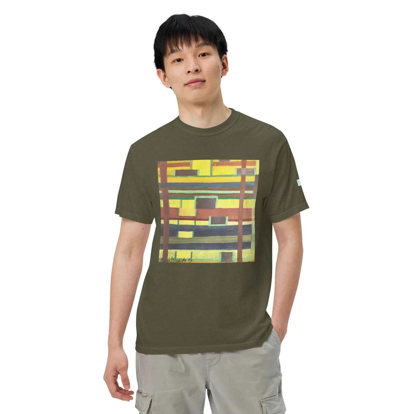 Unisex T-Shirt - City in Grids - Geometric Abstract Urban