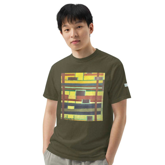 Unisex T-Shirt - City in Grids - Geometric Abstract Urban