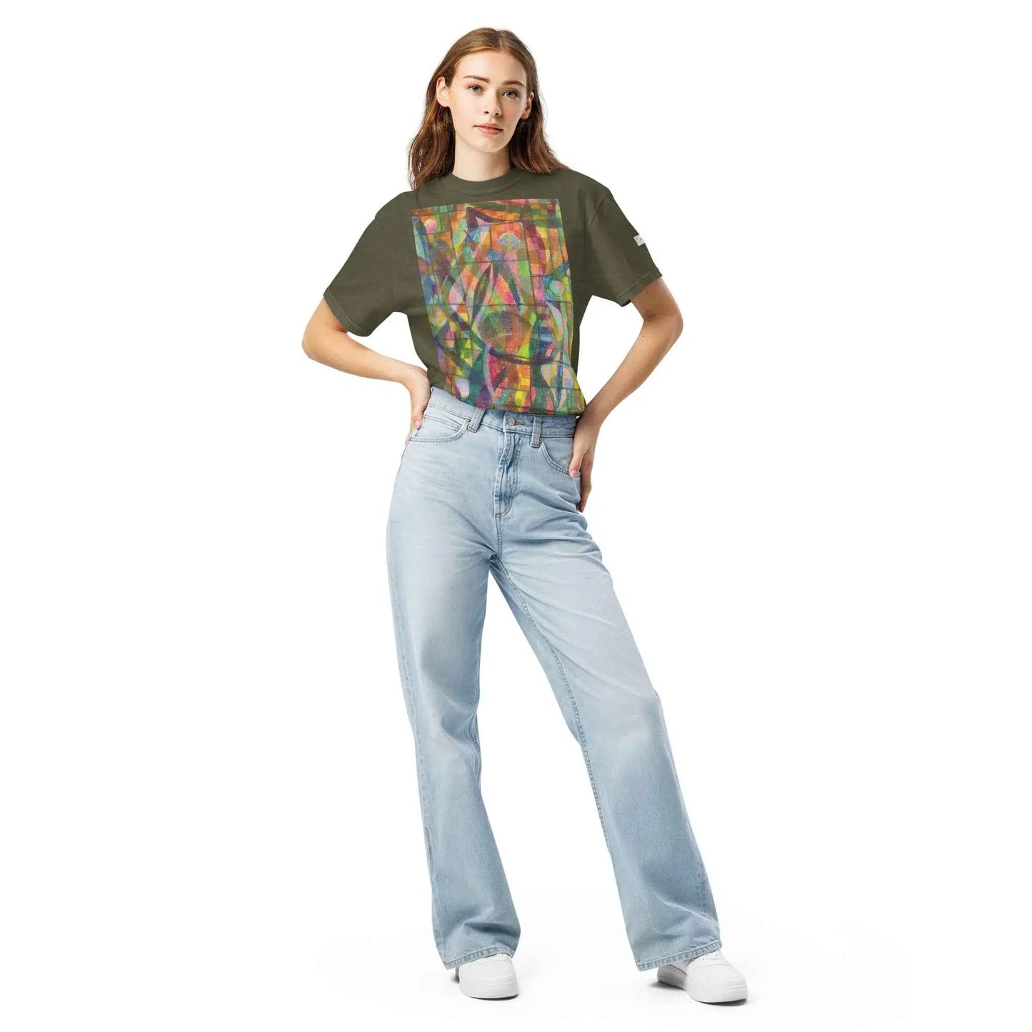 Unisex T-Shirt - Organic Life - Colorful Geometric Art