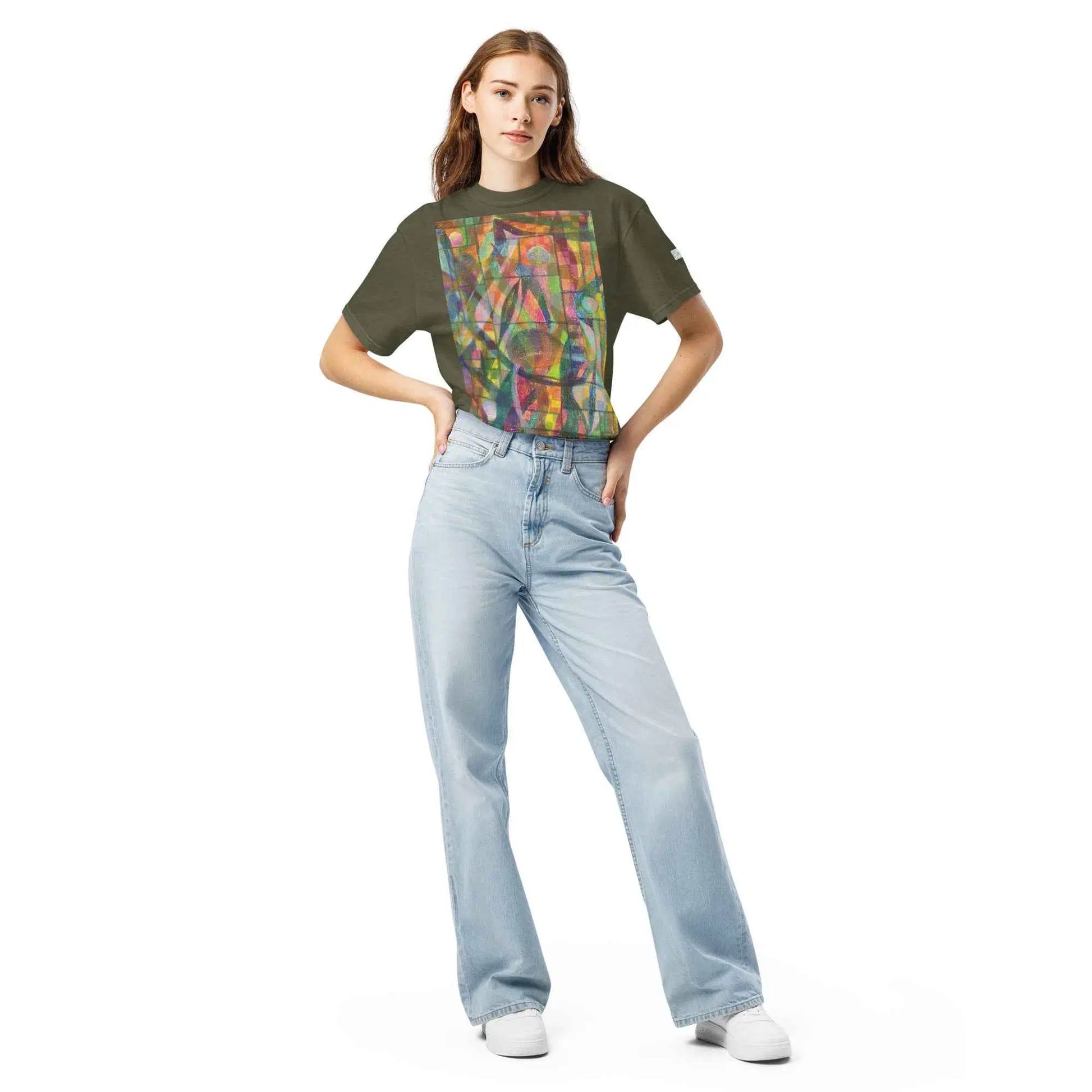Unisex T-Shirt - Organic Life - Colorful Geometric Art
