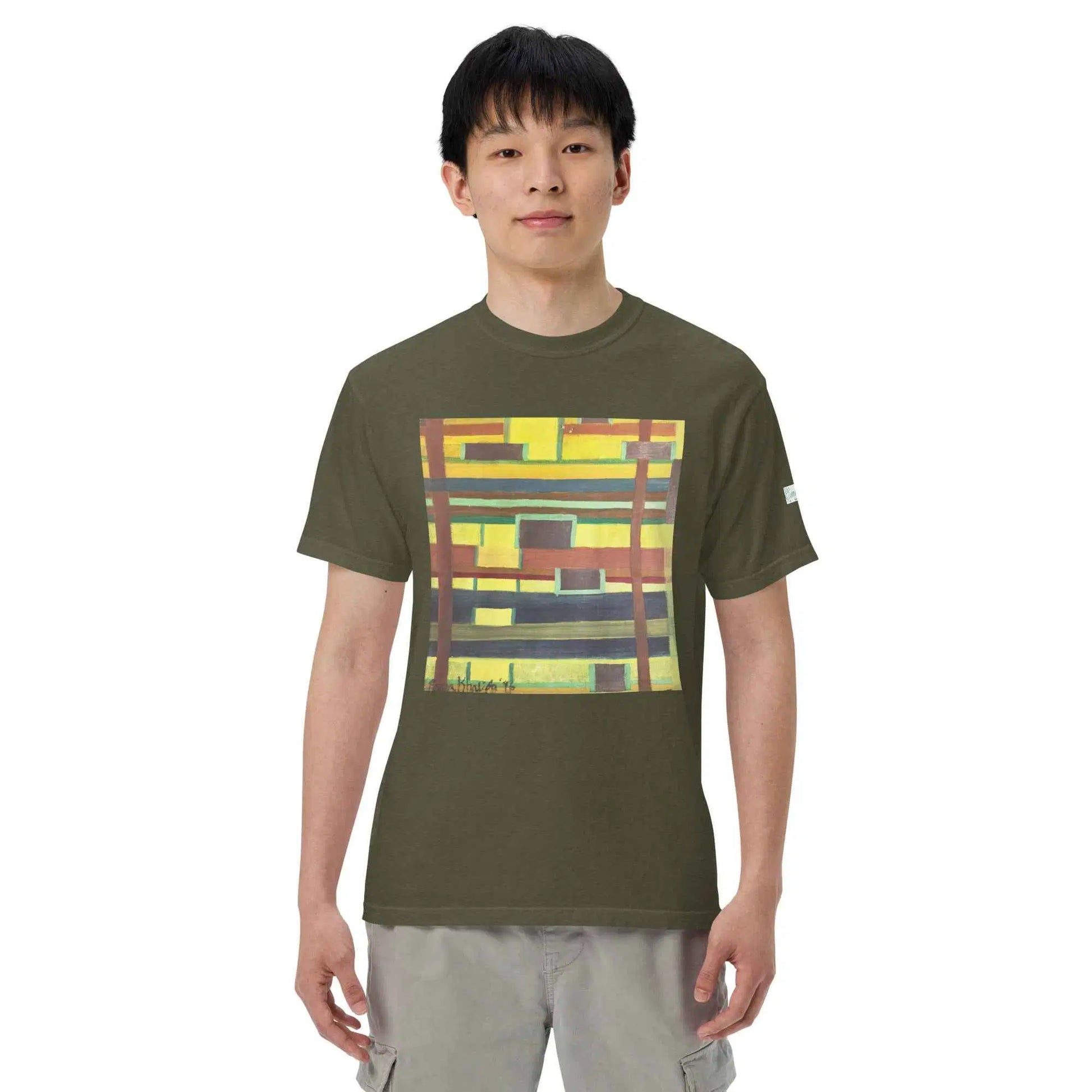 Unisex T-Shirt - City in Grids - Geometric Abstract Urban