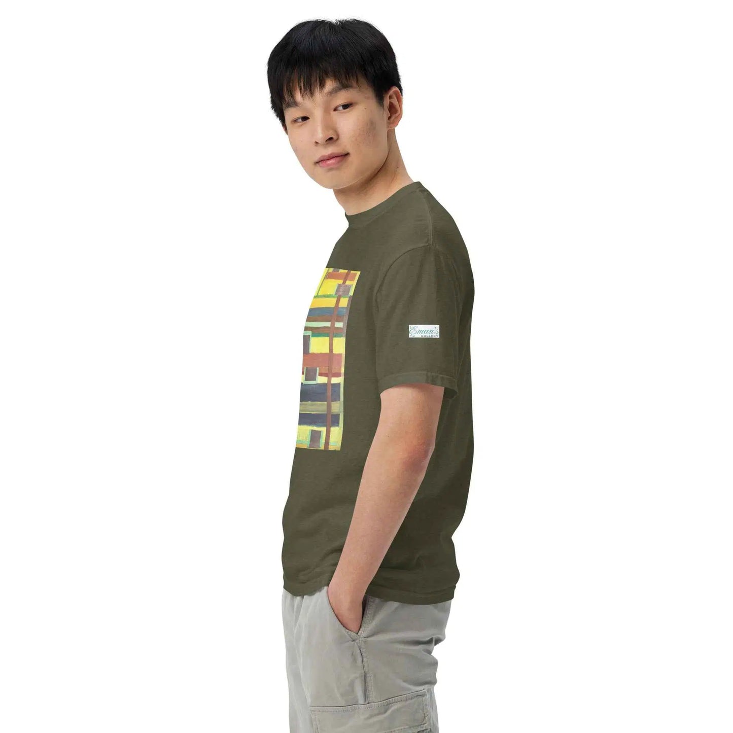Unisex T-Shirt - City in Grids - Geometric Abstract Urban