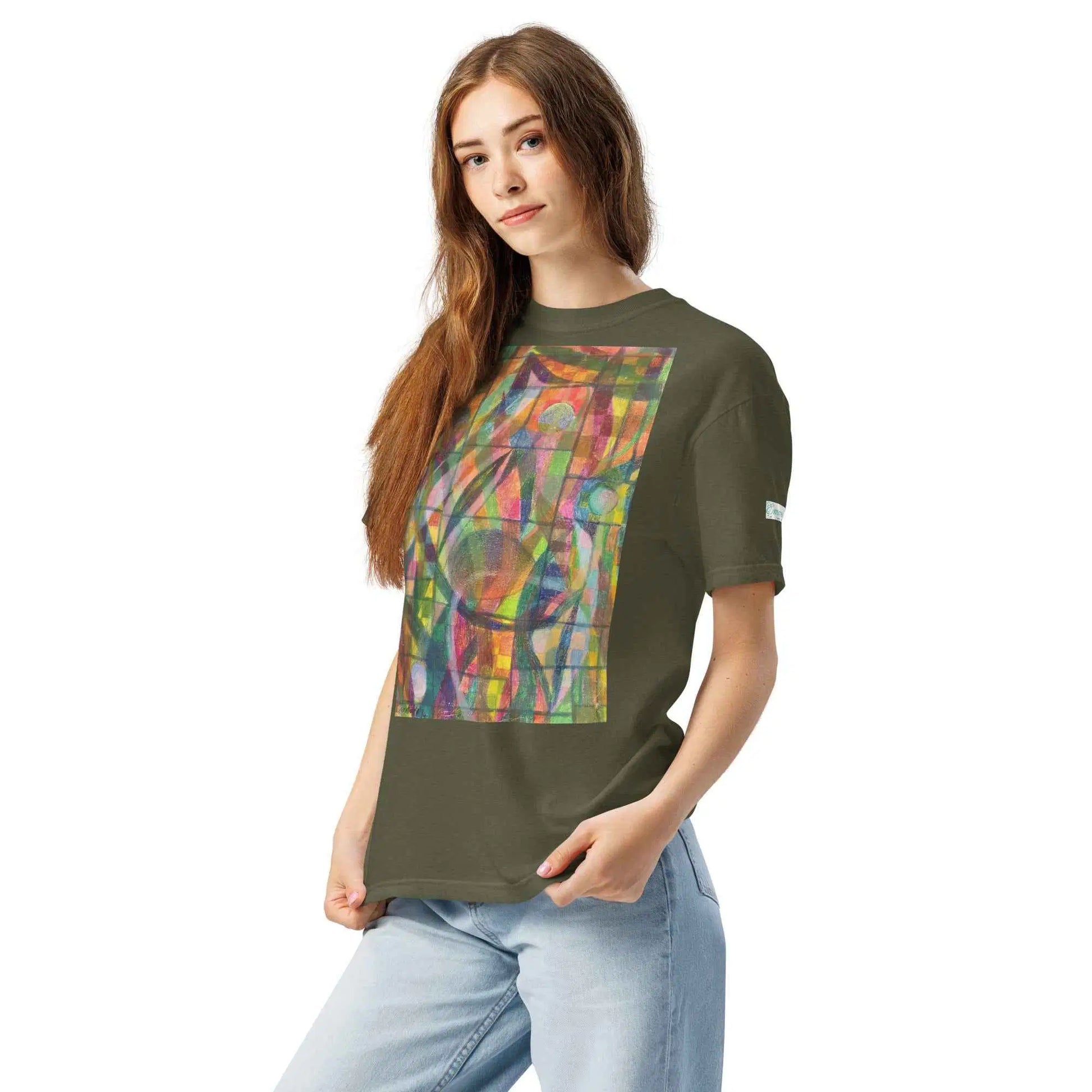 Unisex T-Shirt - Organic Life - Colorful Geometric Art