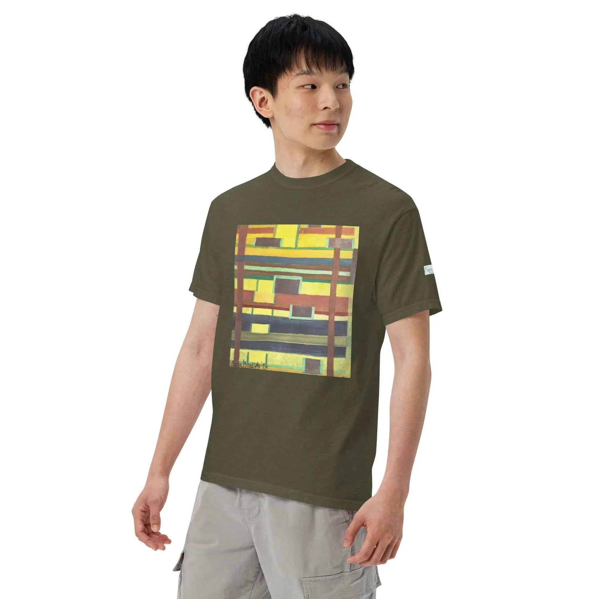 Unisex T-Shirt - City in Grids - Geometric Abstract Urban