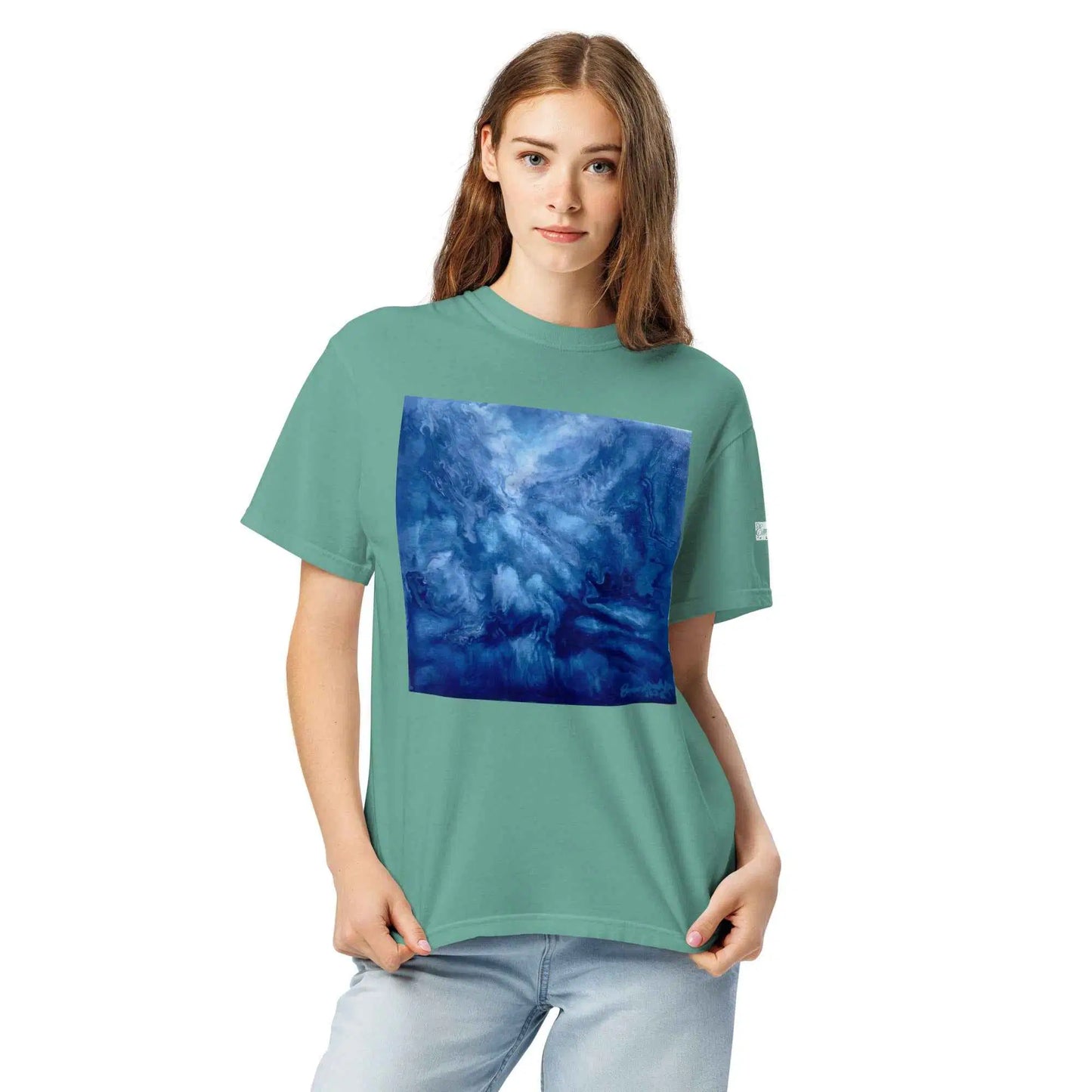 Unisex T-Shirt - Thunder - Dramatic Blue Storm Cloud Art