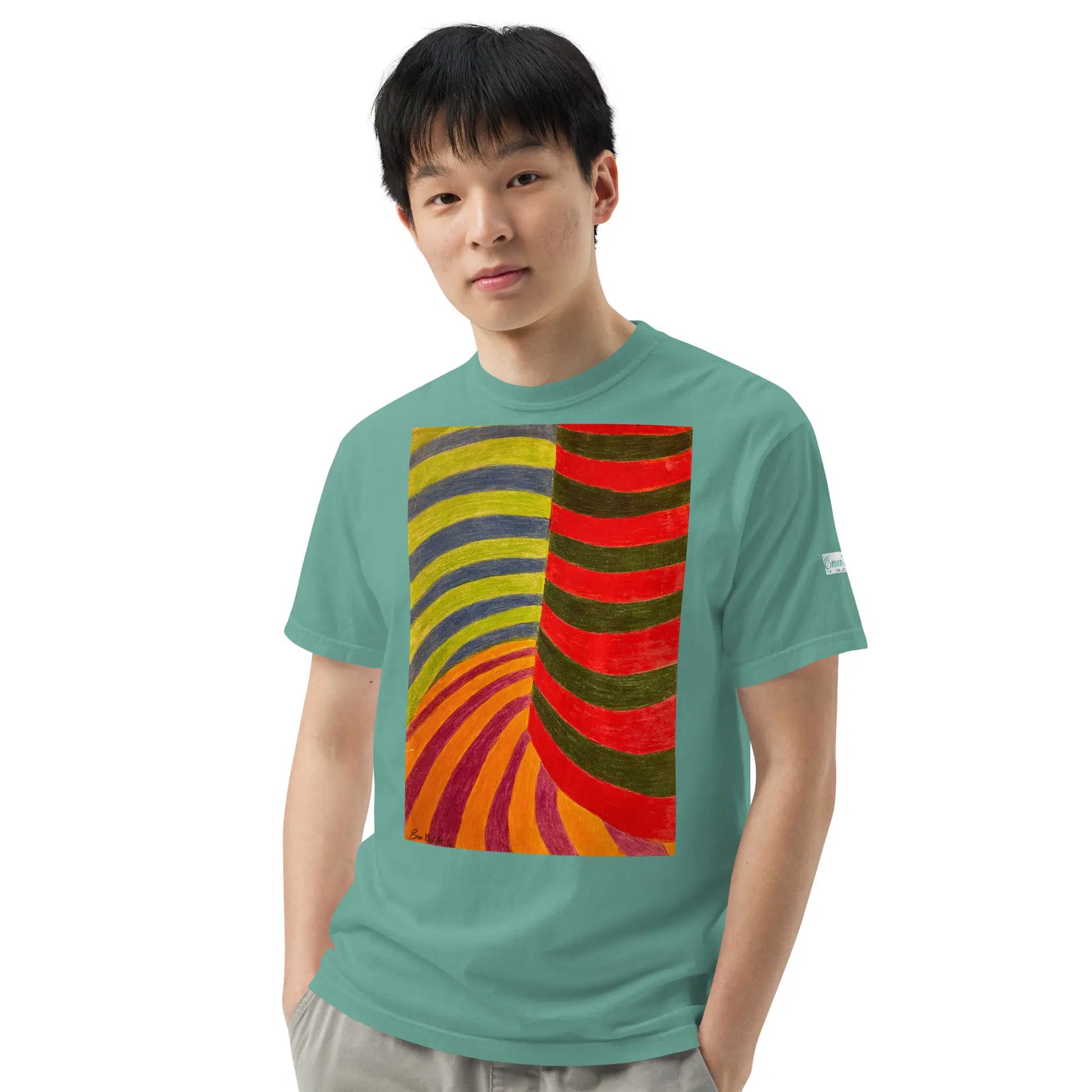 Unisex T-shirt - No Brake Zone - Geometric Op Art Motion - Eman's Gallery