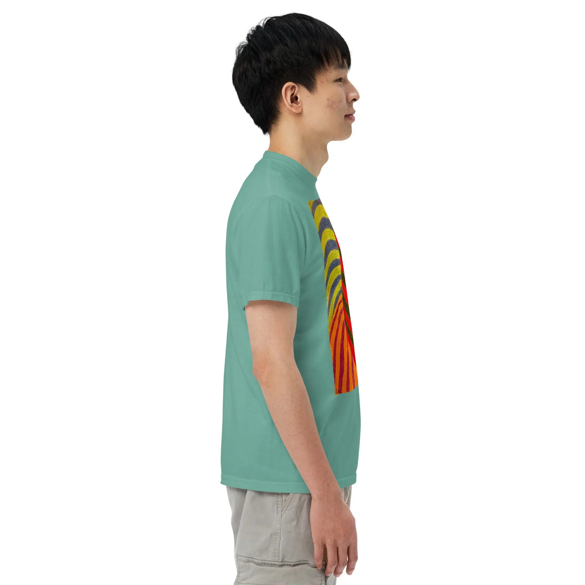 Unisex T-shirt - No Brake Zone - Geometric Op Art Motion - Eman's Gallery