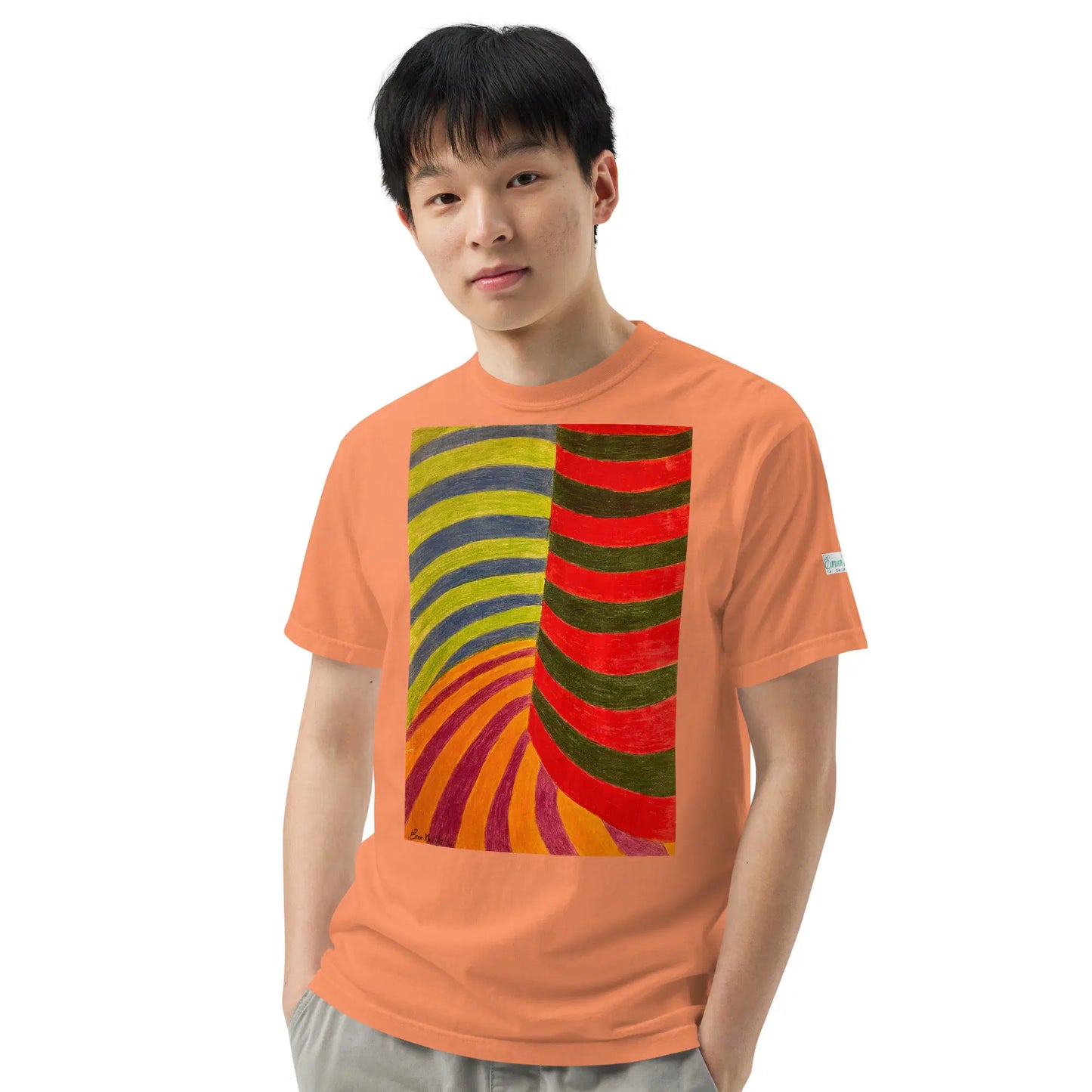 Unisex T-shirt - No Brake Zone - Geometric Op Art Motion - Eman's Gallery