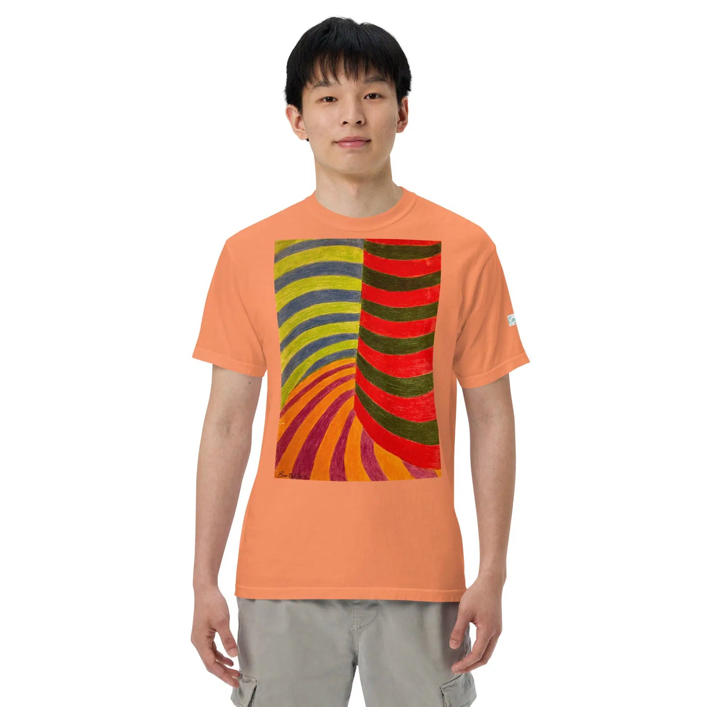 Unisex T-shirt - No Brake Zone - Geometric Op Art Motion - Eman's Gallery